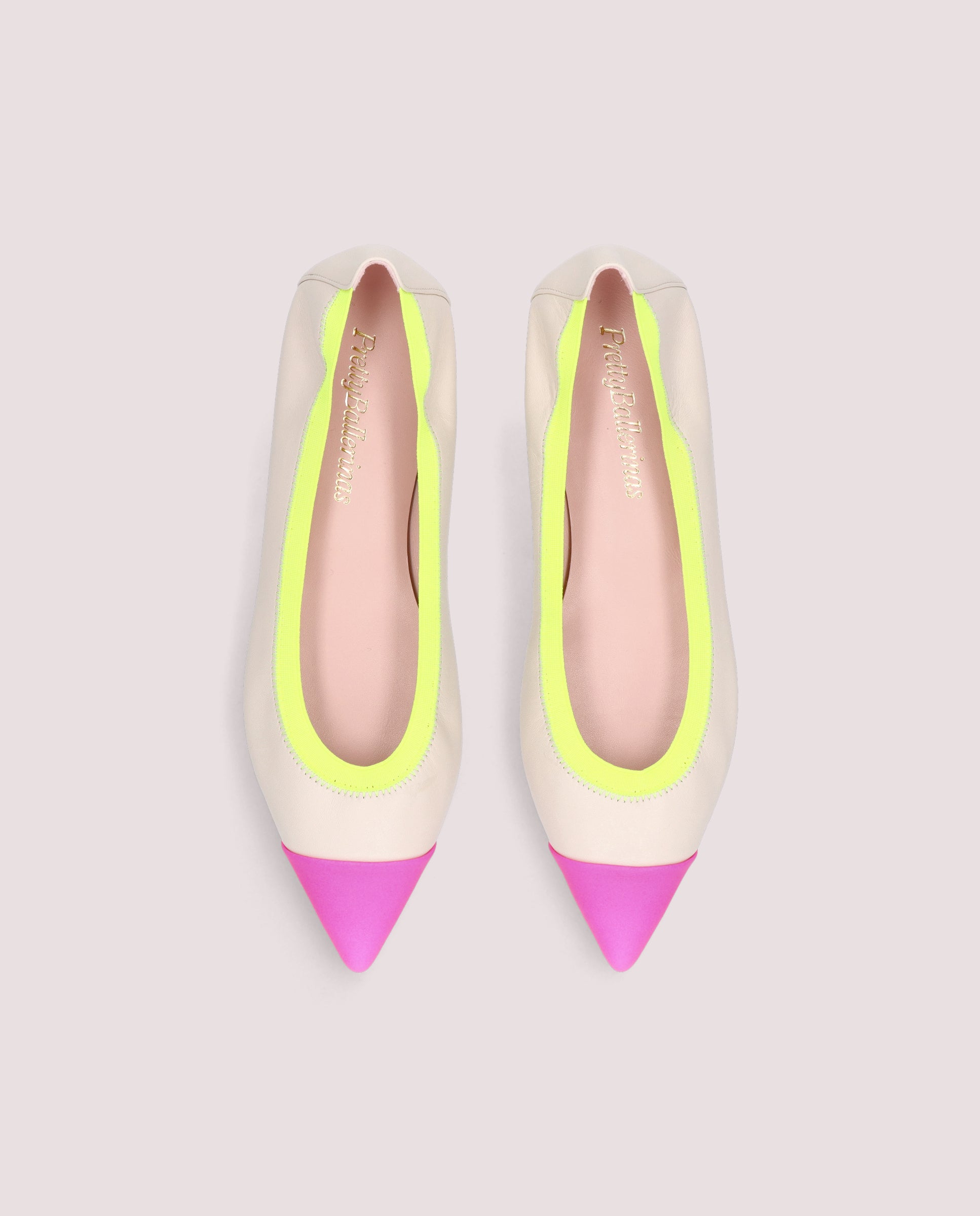 Vista alternativa de Bailarinas Ella Blancos Piel por PrettyBallerinas