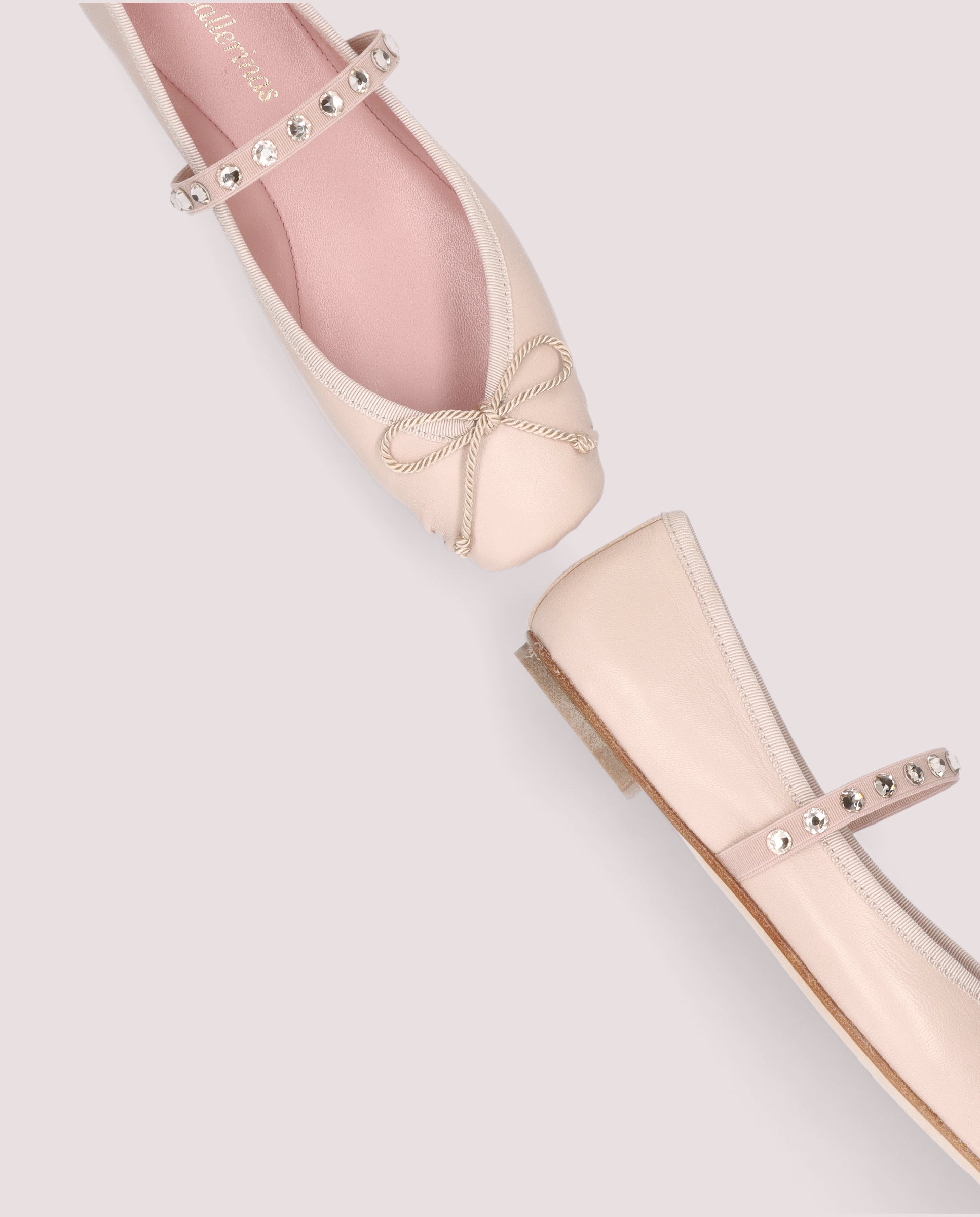 Kristen PINK LEATHER Ballet Flats