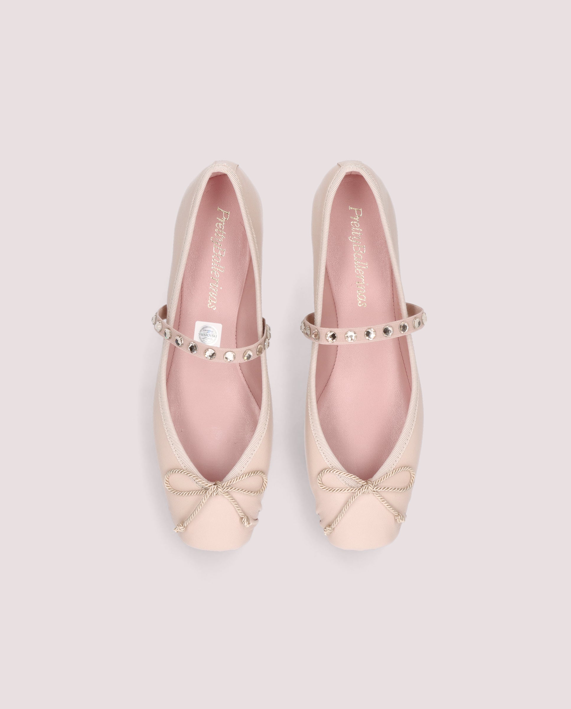 Vista alternativa de Bailarinas Kristen Rosas Piel por PrettyBallerinas