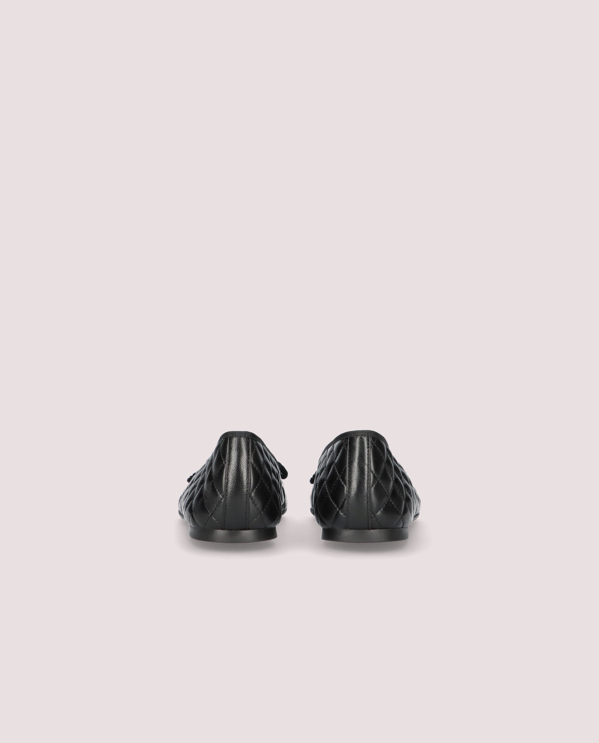 Ballerines en cuir noir Tyra