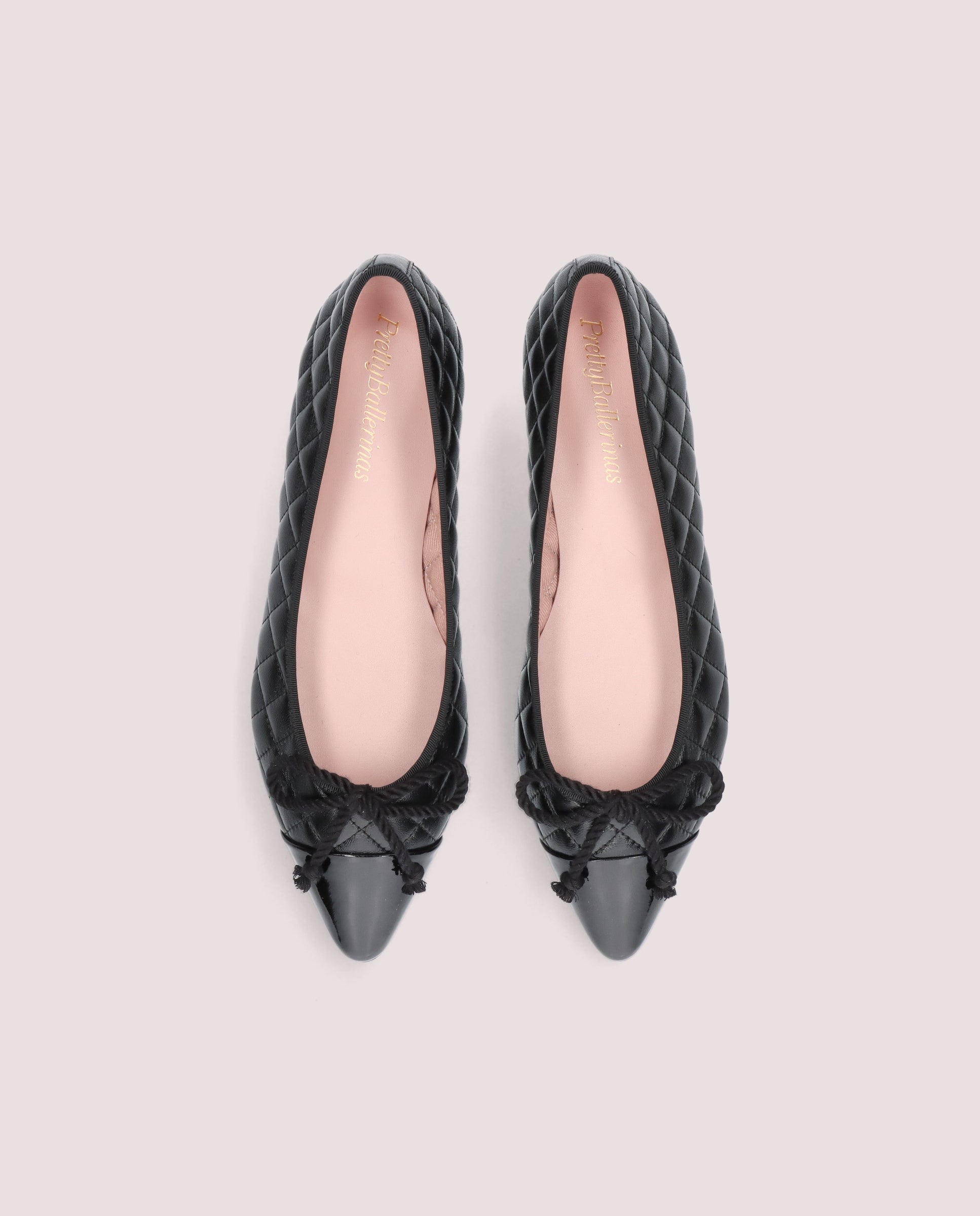 Alternative view of TYRA BLACK LEATHER Ballet Flats by PrettyBallerinas