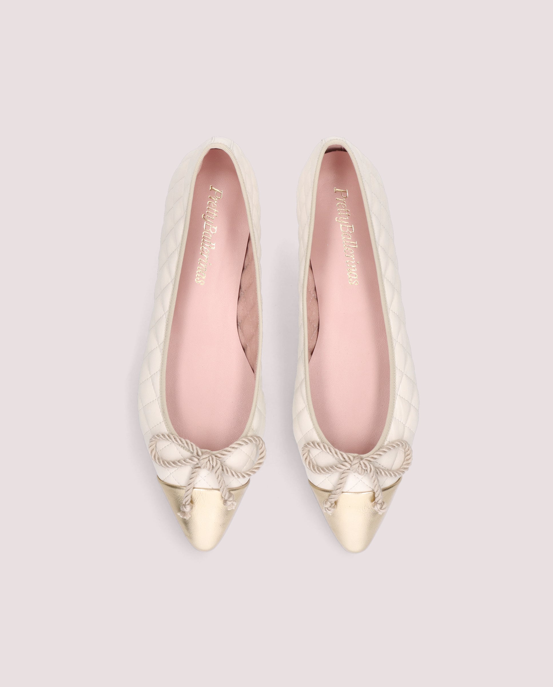 Vista alternativa de Bailarinas Tyra Blancos Piel por PrettyBallerinas
