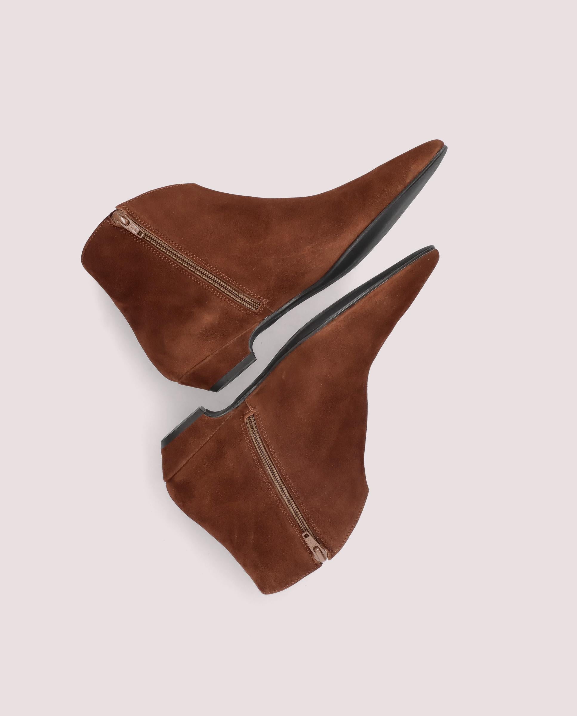 Bottines en daim Robin Brown