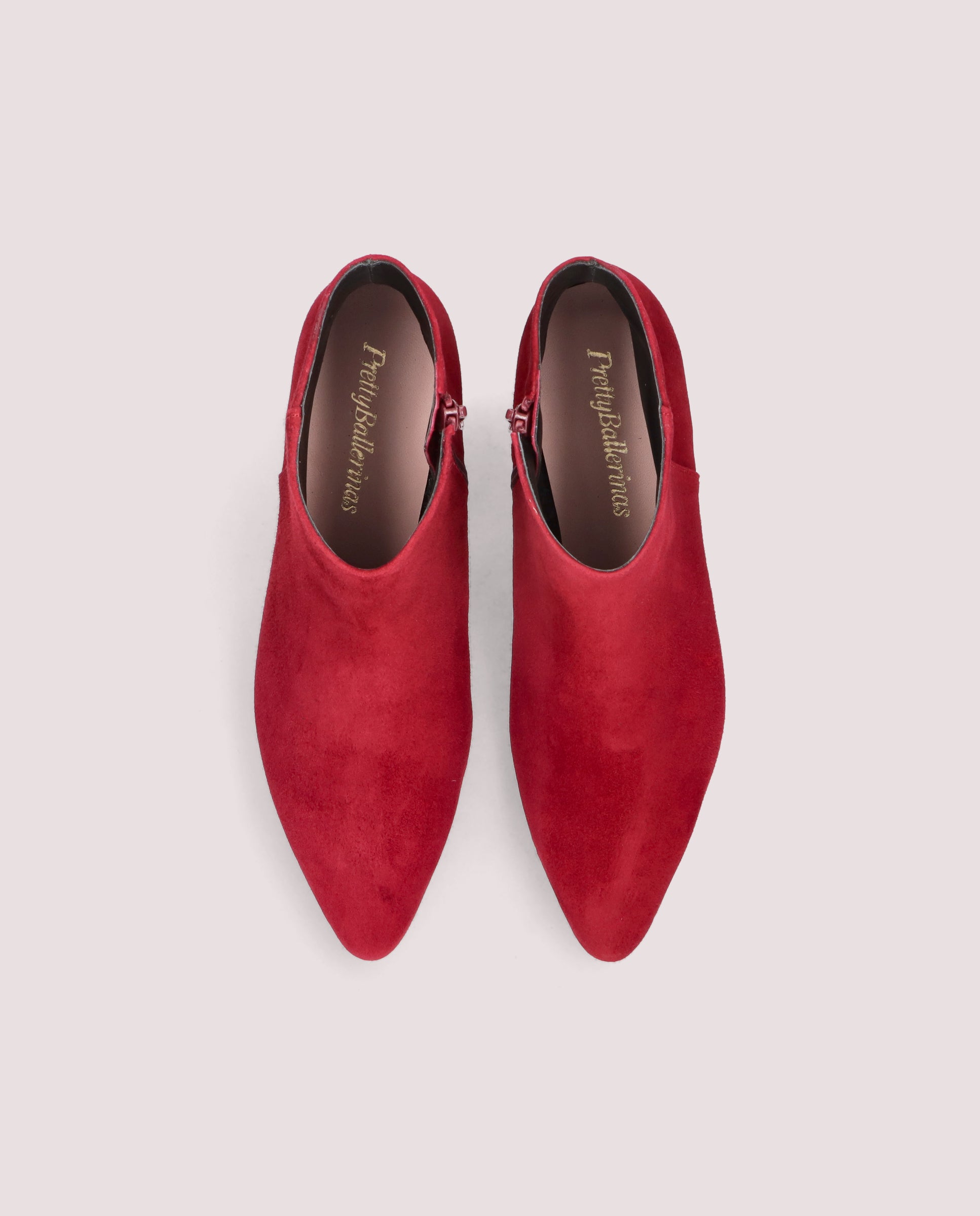 Alternative view of Botines Robin Rojos Ante by PrettyBallerinas