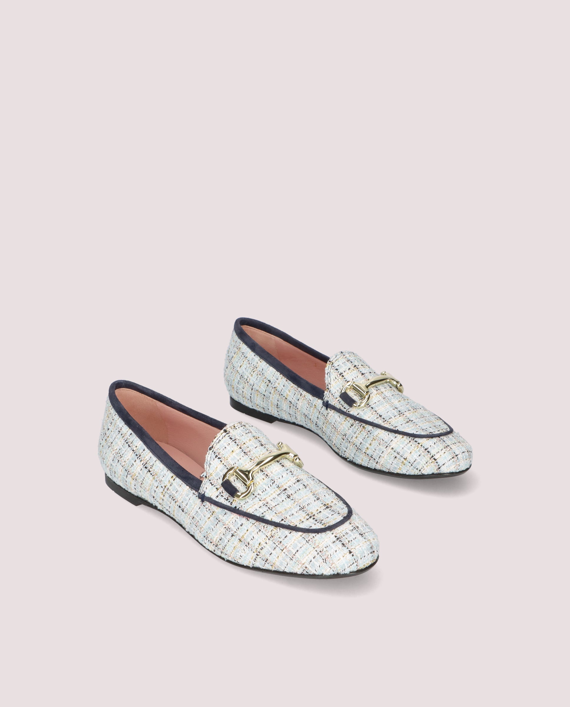 Imagen de Loafers Faye Azules Tejidos por PrettyBallerinas