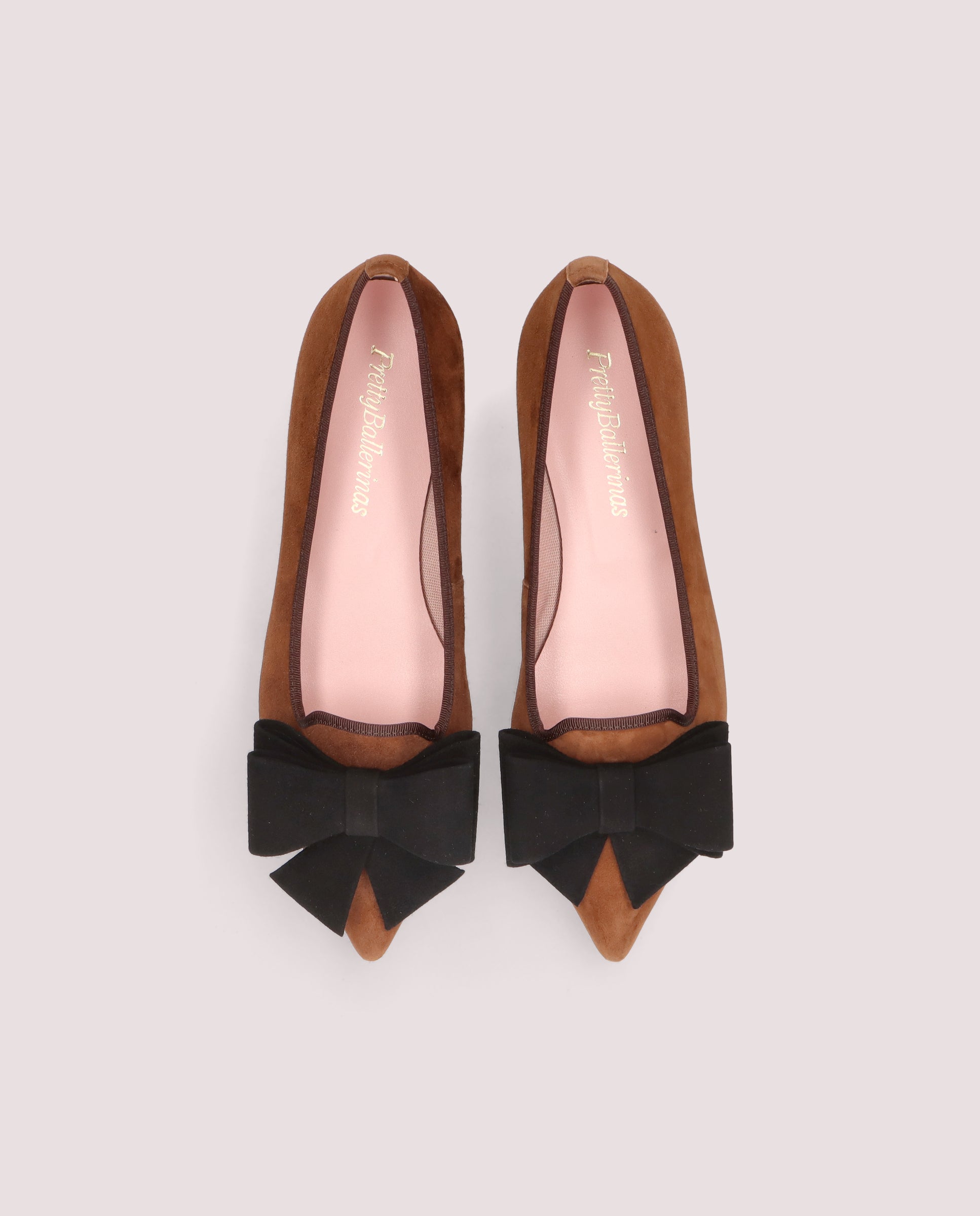 Vista alternativa de Loafers Clementine Marrones Ante por PrettyBallerinas