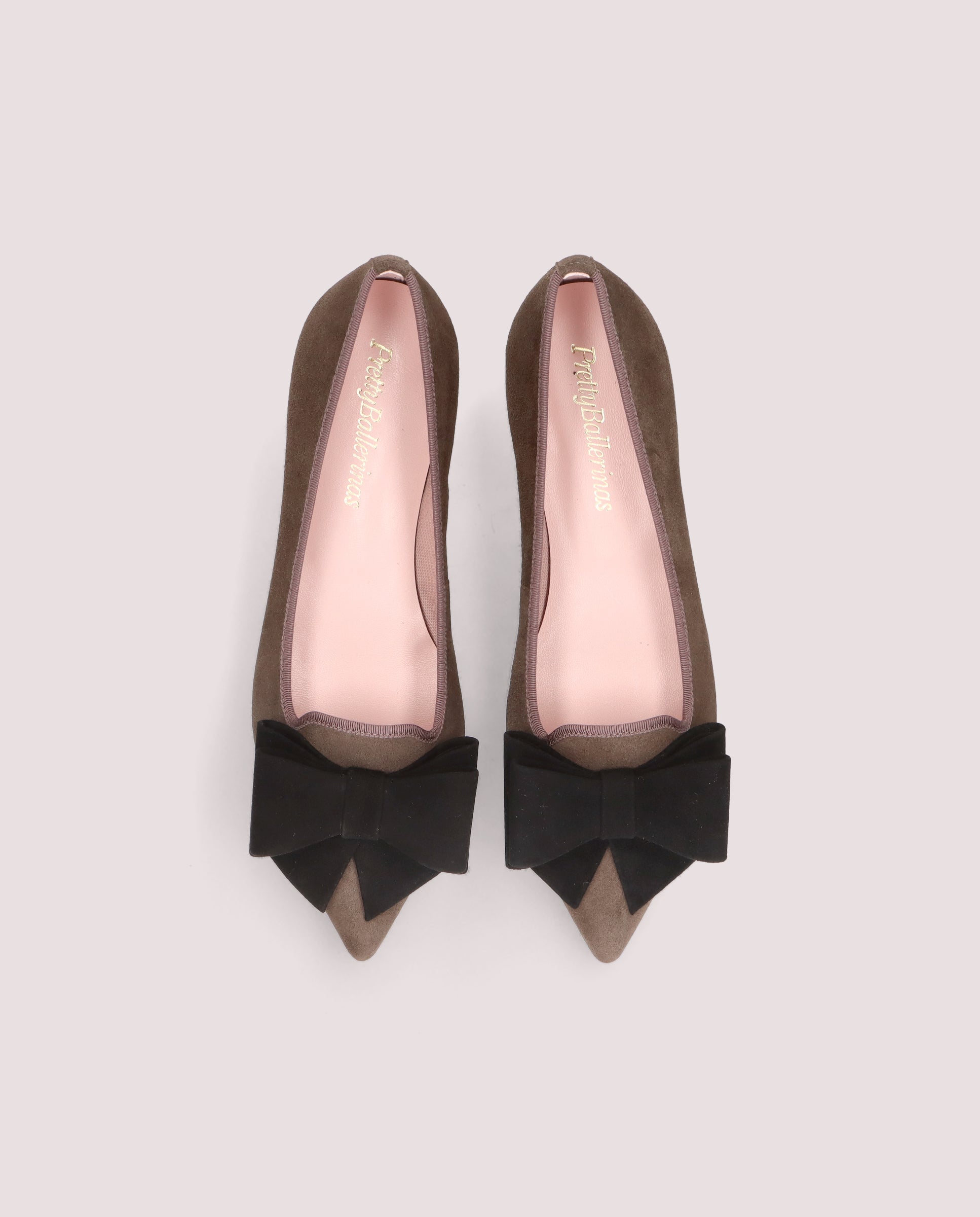 Vista alternativa de Loafers Clementine Grises Ante por PrettyBallerinas