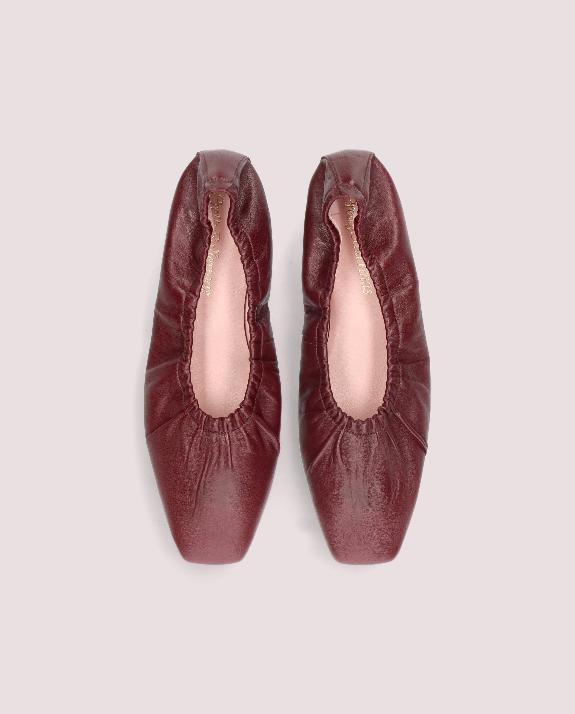 Alternative view of Camille Ballet Flats RED LEATHER by PrettyBallerinas