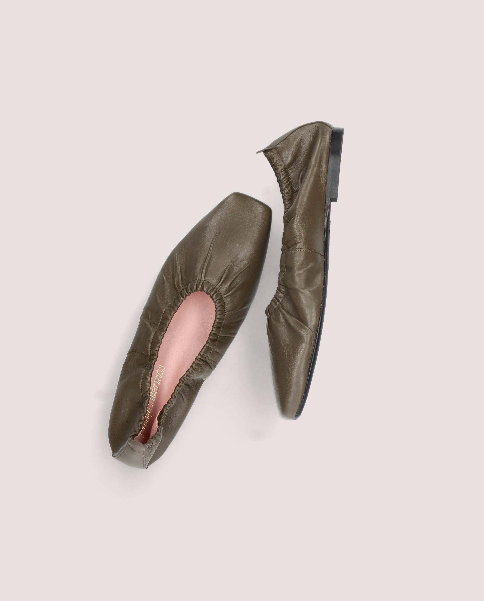 Bailarinas Camille Verdes Piel