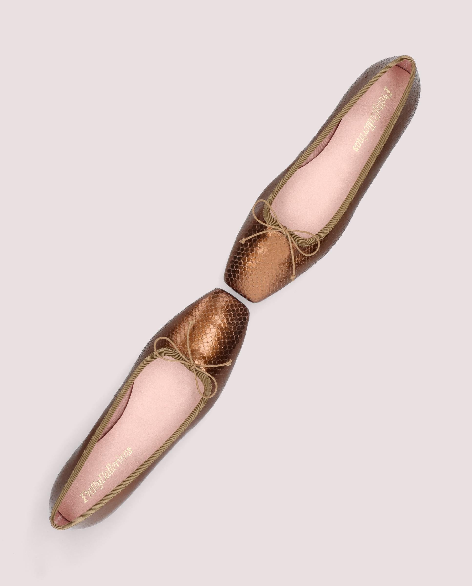 Bailarinas Camille Dorados Pieles metalizadas