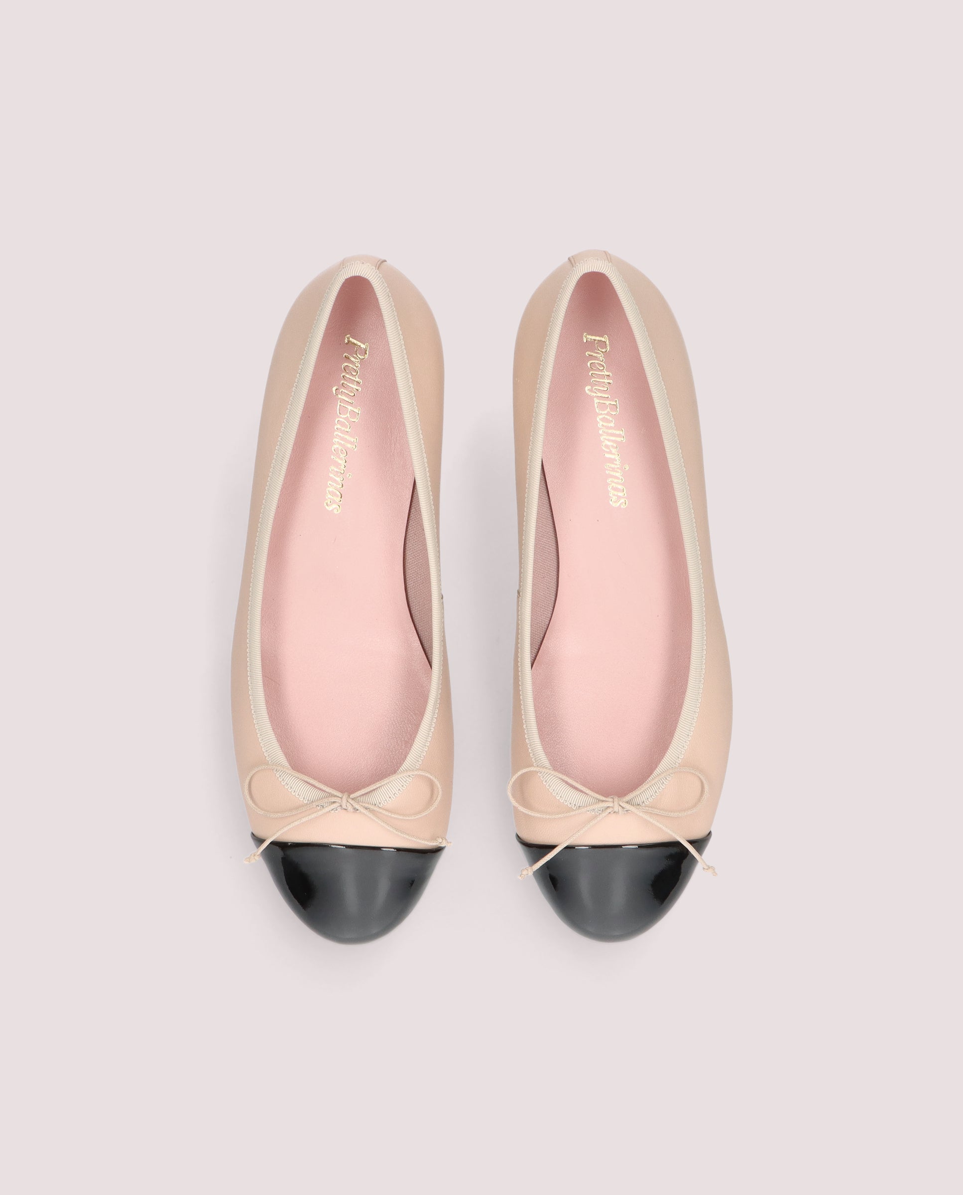 Alternative view of Gretschen ballerina in nude leather by PrettyBallerinas