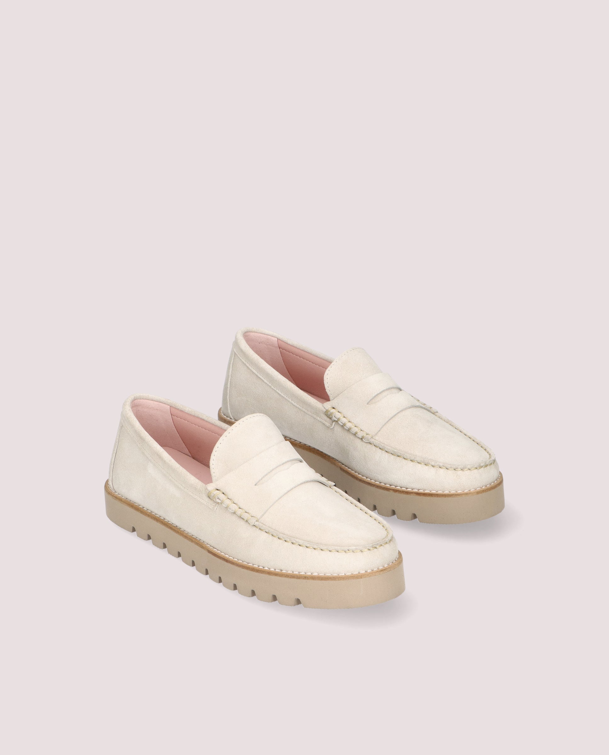 Imagen de Mocasines Josephine Grises Piel por PrettyBallerinas