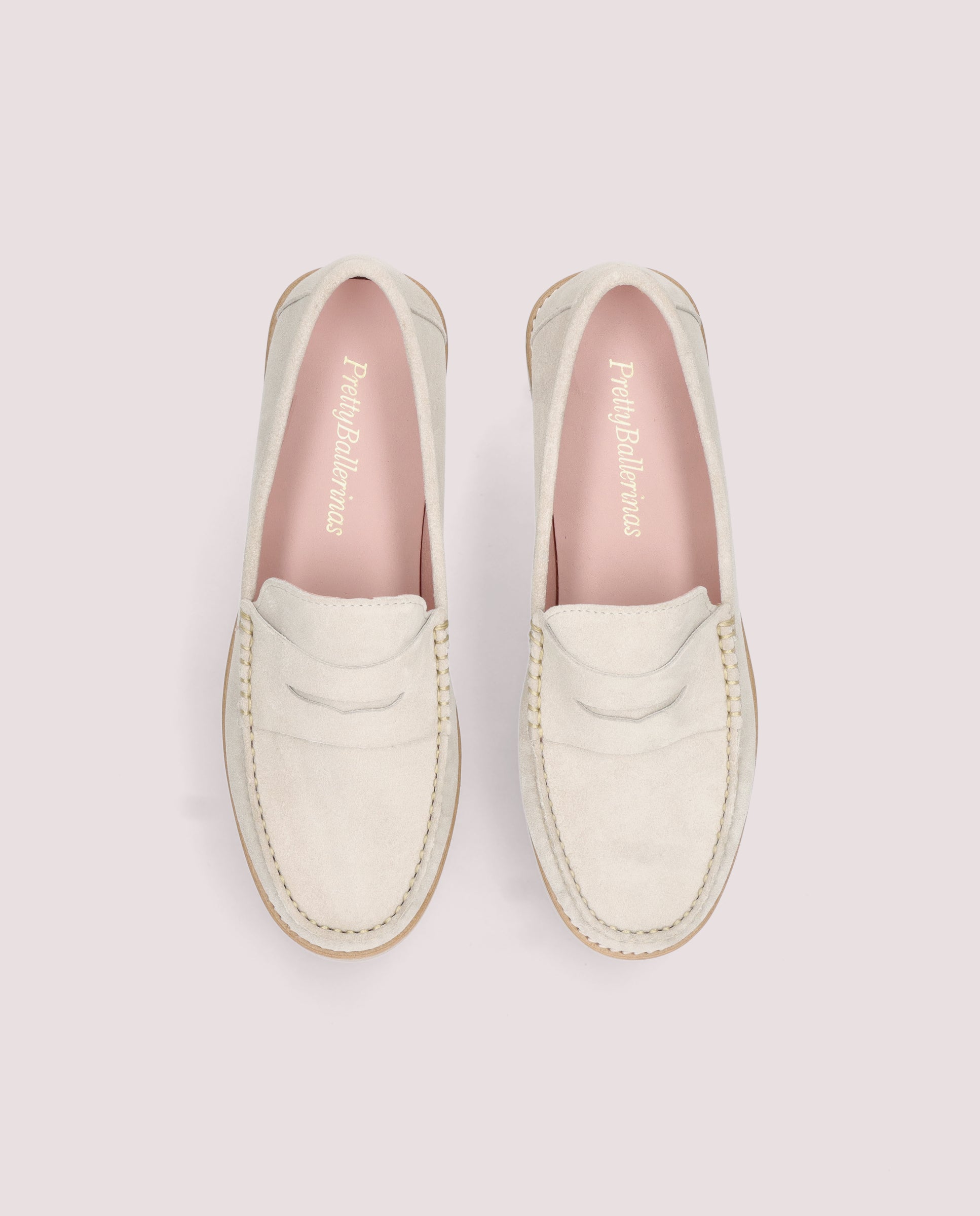 Vista alternativa de Mocassins em pele Josephine Grey por PrettyBallerinas