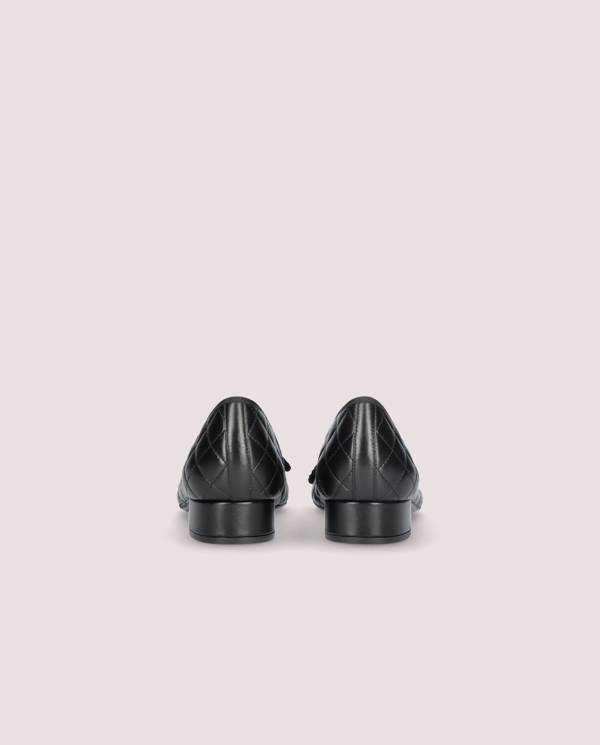 Gretschen BLACK LEATHER Ballet Flats