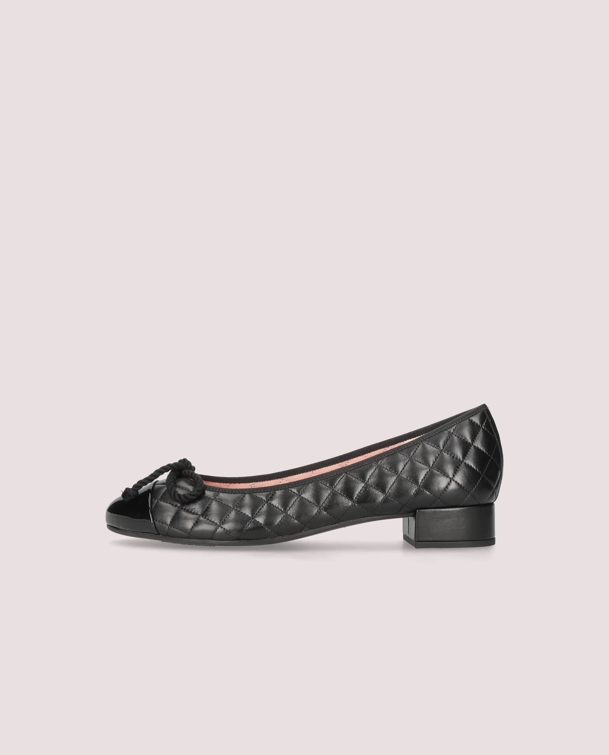 Gretschen BLACK LEATHER Ballet Flats