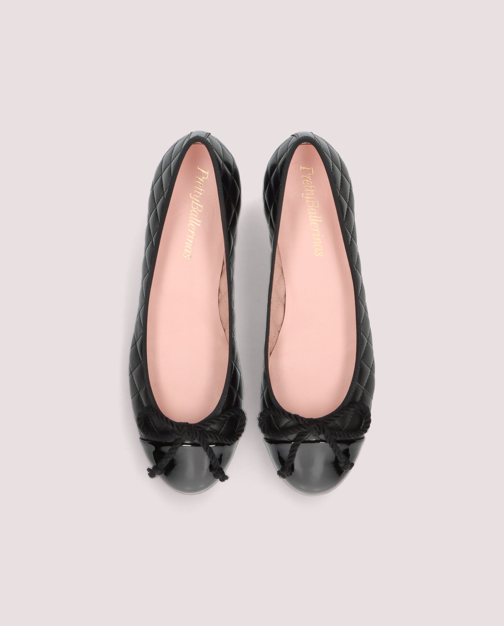 Vista alternativa de Bailarinas Gretschen de Couro Preto por PrettyBallerinas