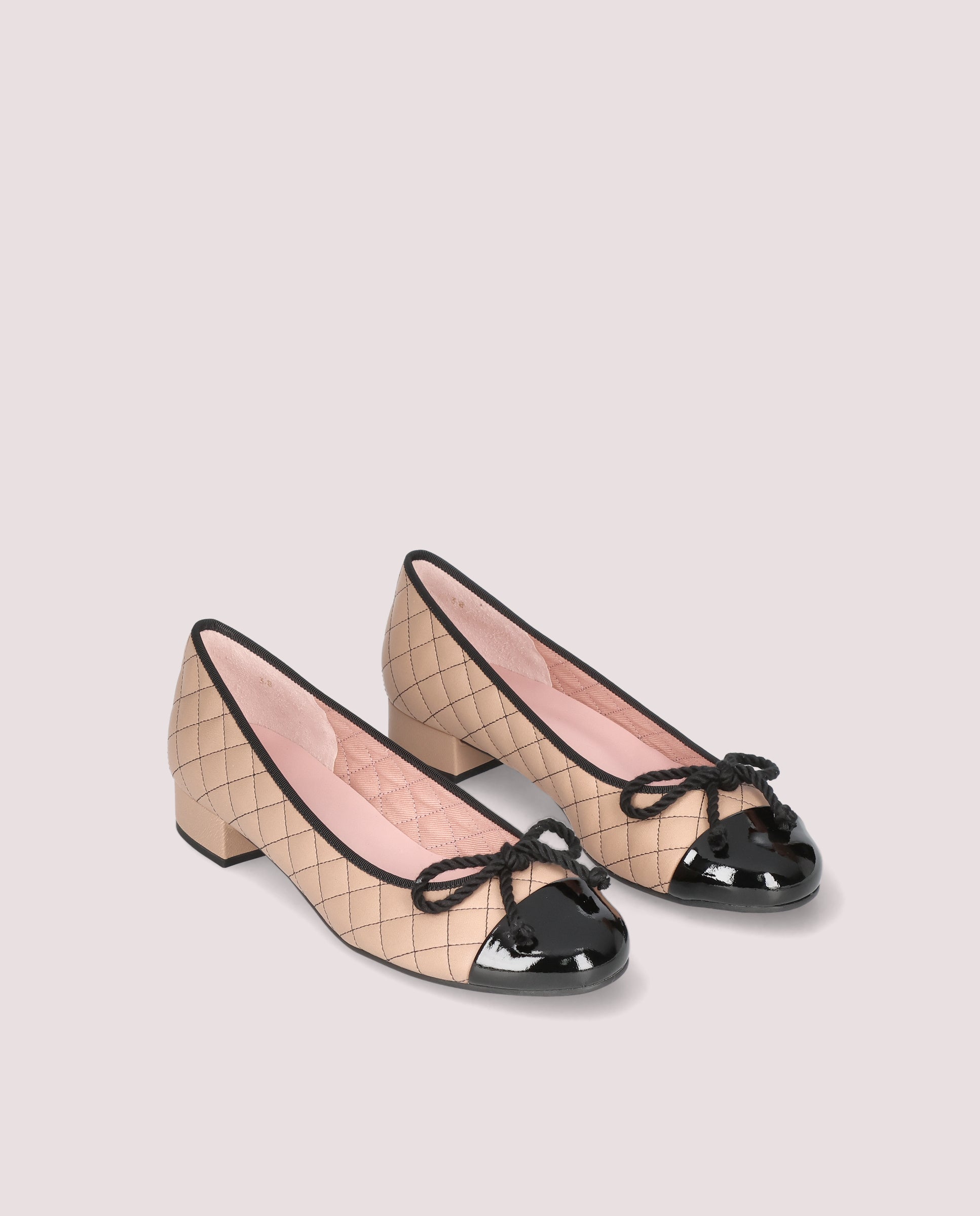 Imagen de Bailarinas Gretschen Beiges Piel por PrettyBallerinas