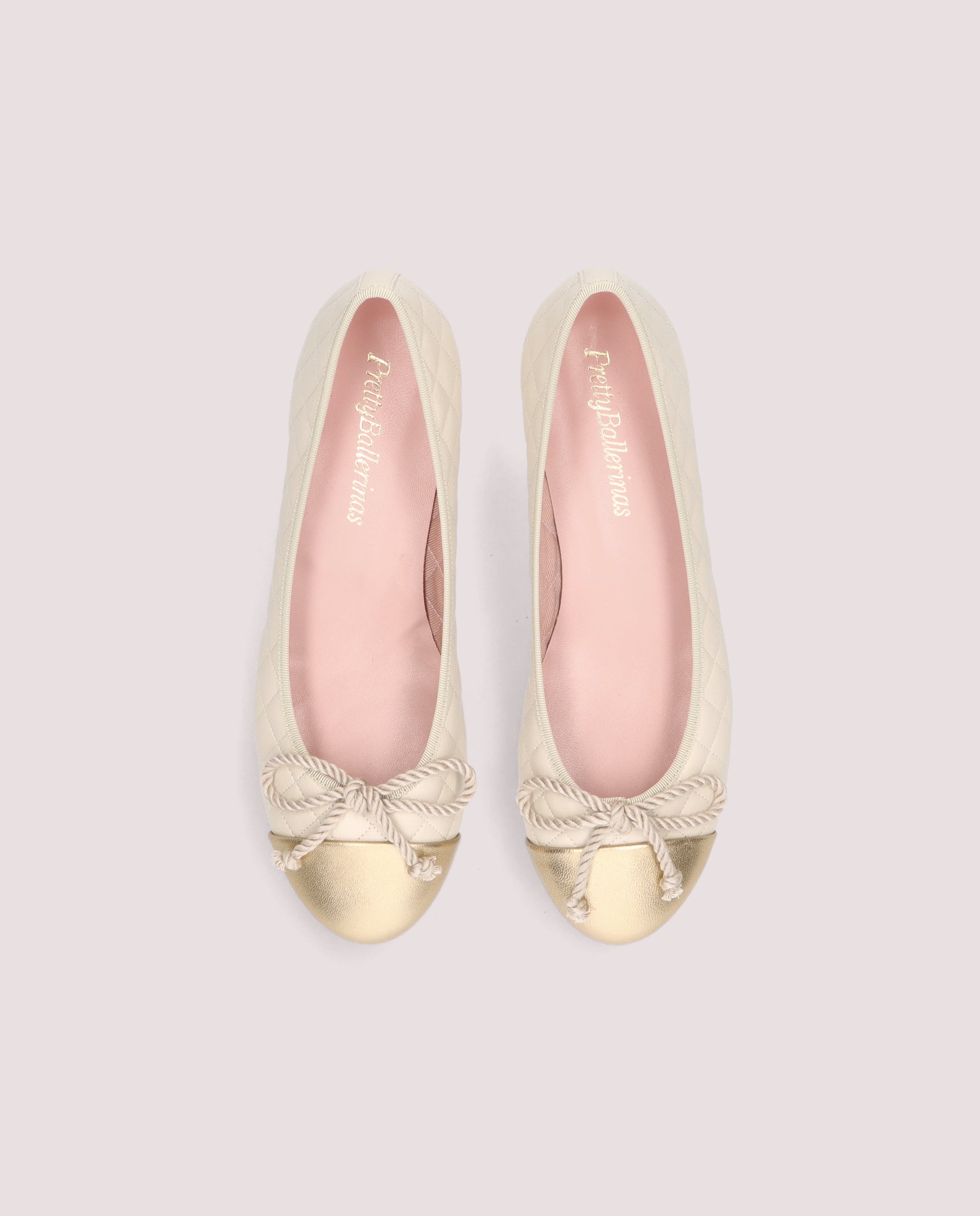 Vista alternativa de Bailarinas Gretschen Blancos Piel por PrettyBallerinas