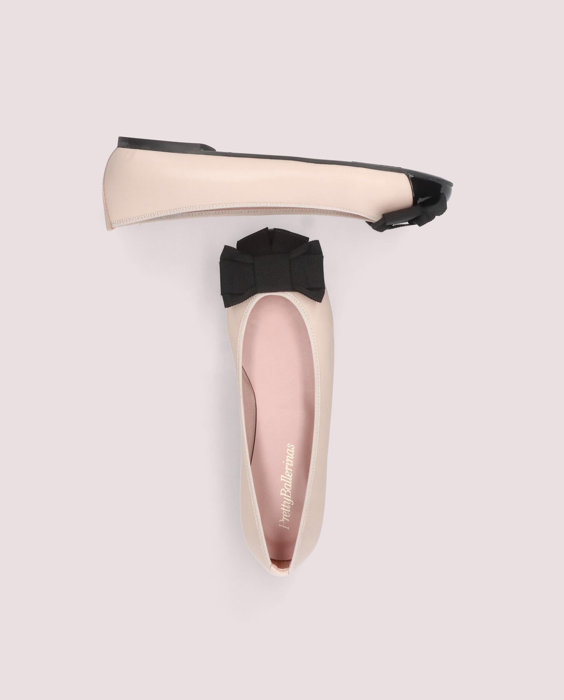 Rosario ballerina in makeup pink leather