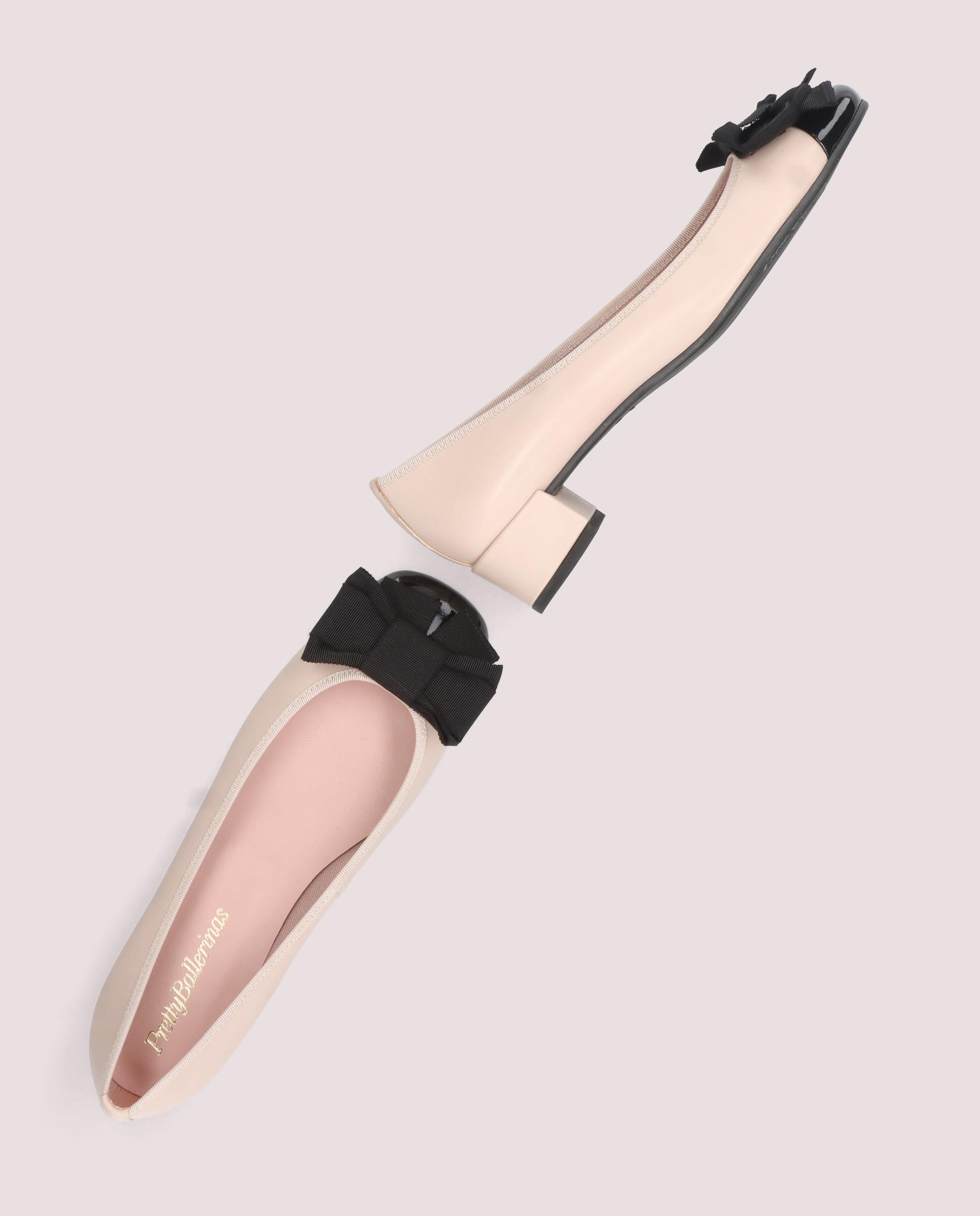 Odette ballerina in makeup pink leather