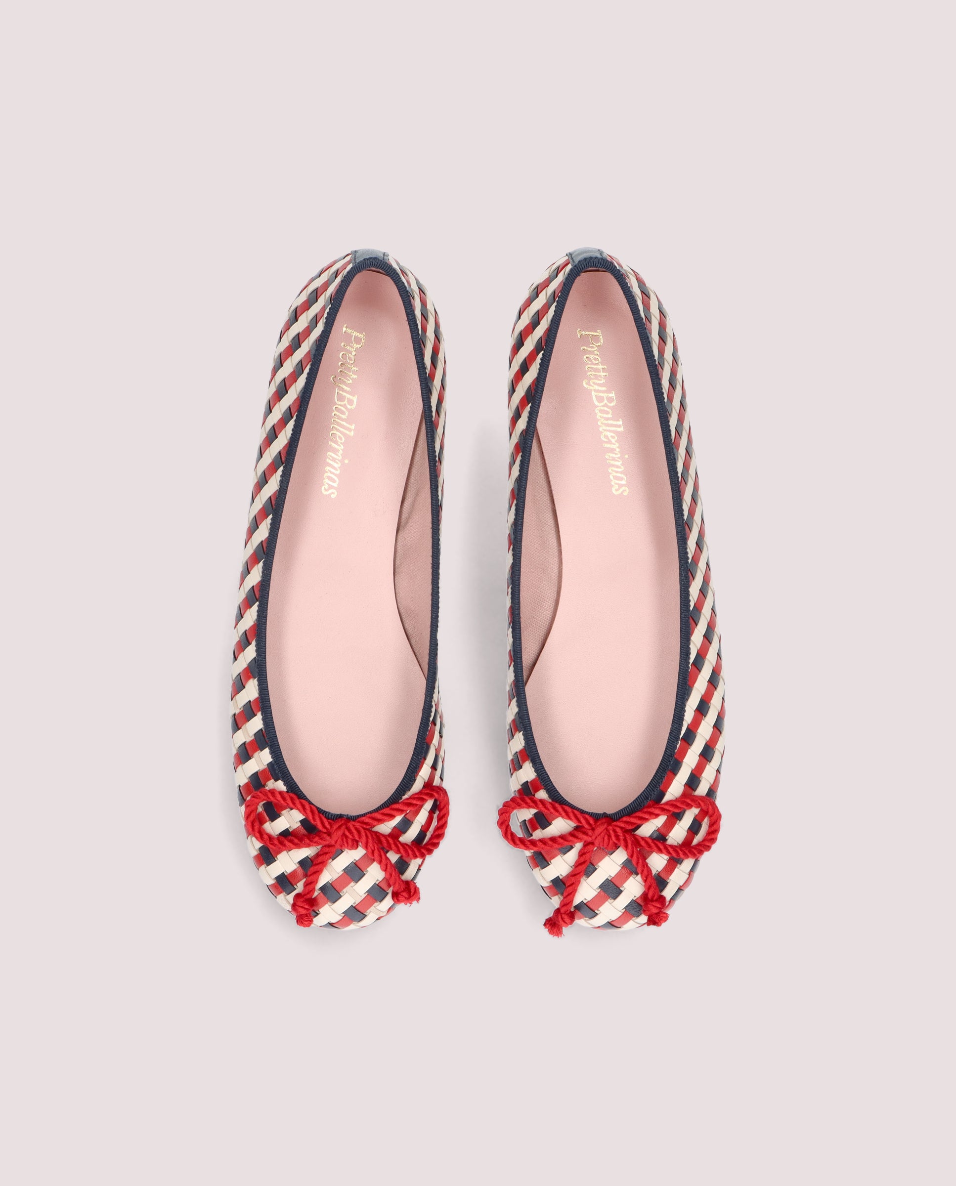 Vista alternativa de Bailarinas Rosario Azules Piel por PrettyBallerinas