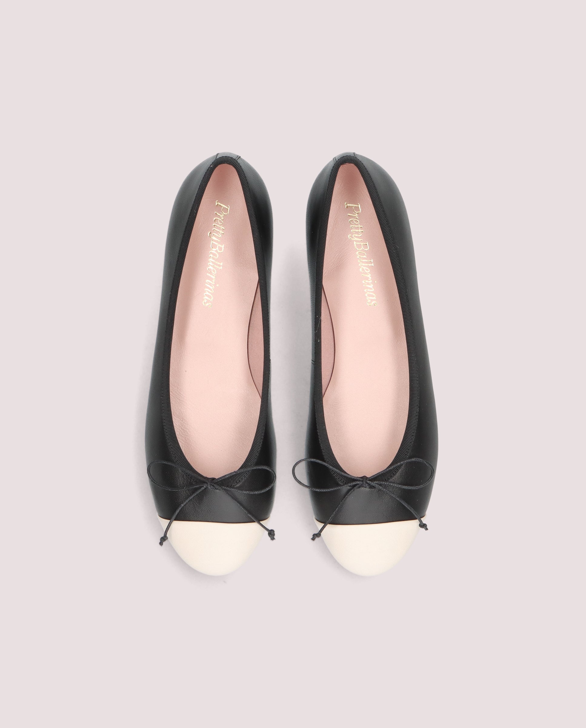 Vista alternativa de Bailarinas Nicole Blancos Piel por PrettyBallerinas