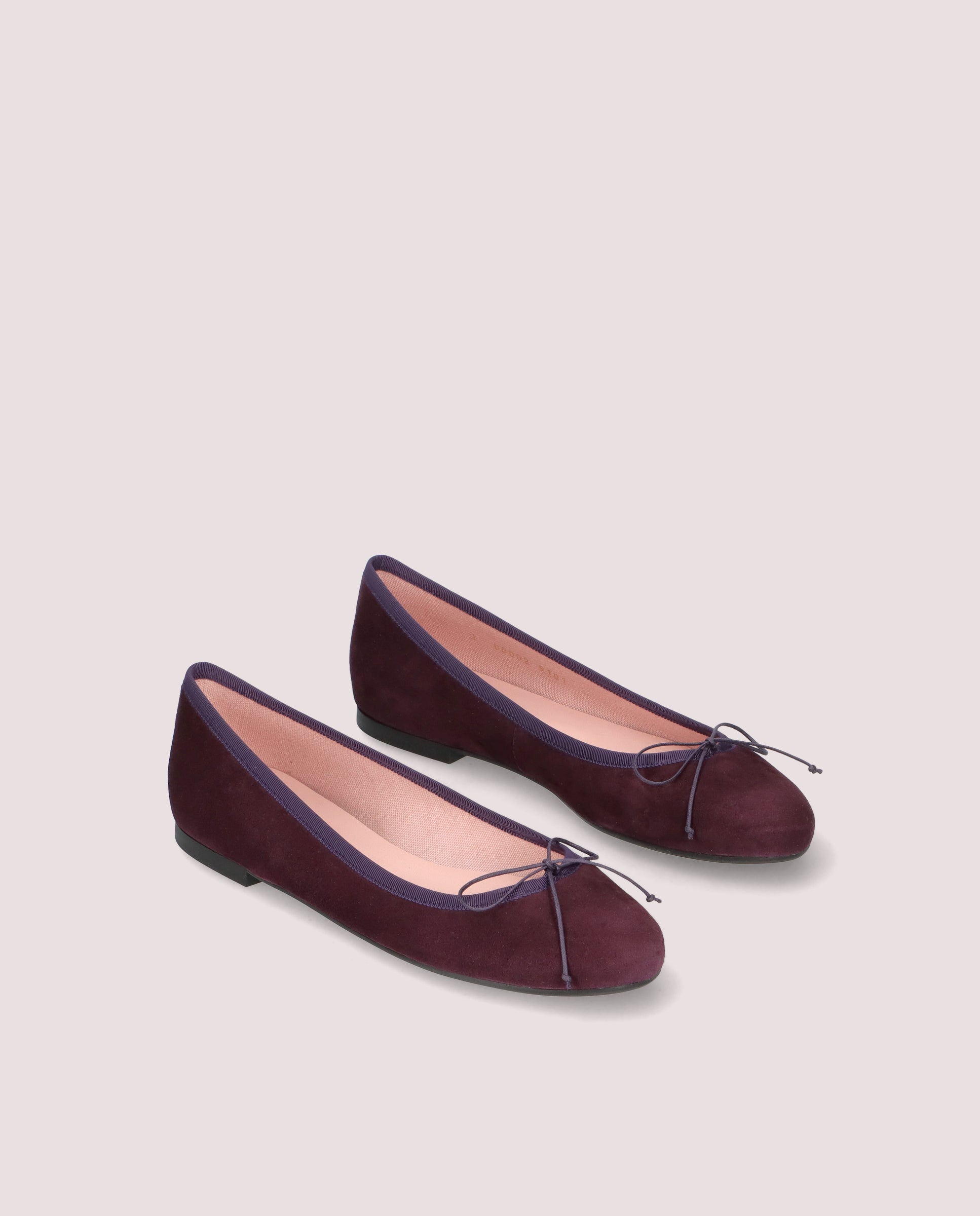 Image of Nicole ballerina in purple suede by PrettyBallerinas