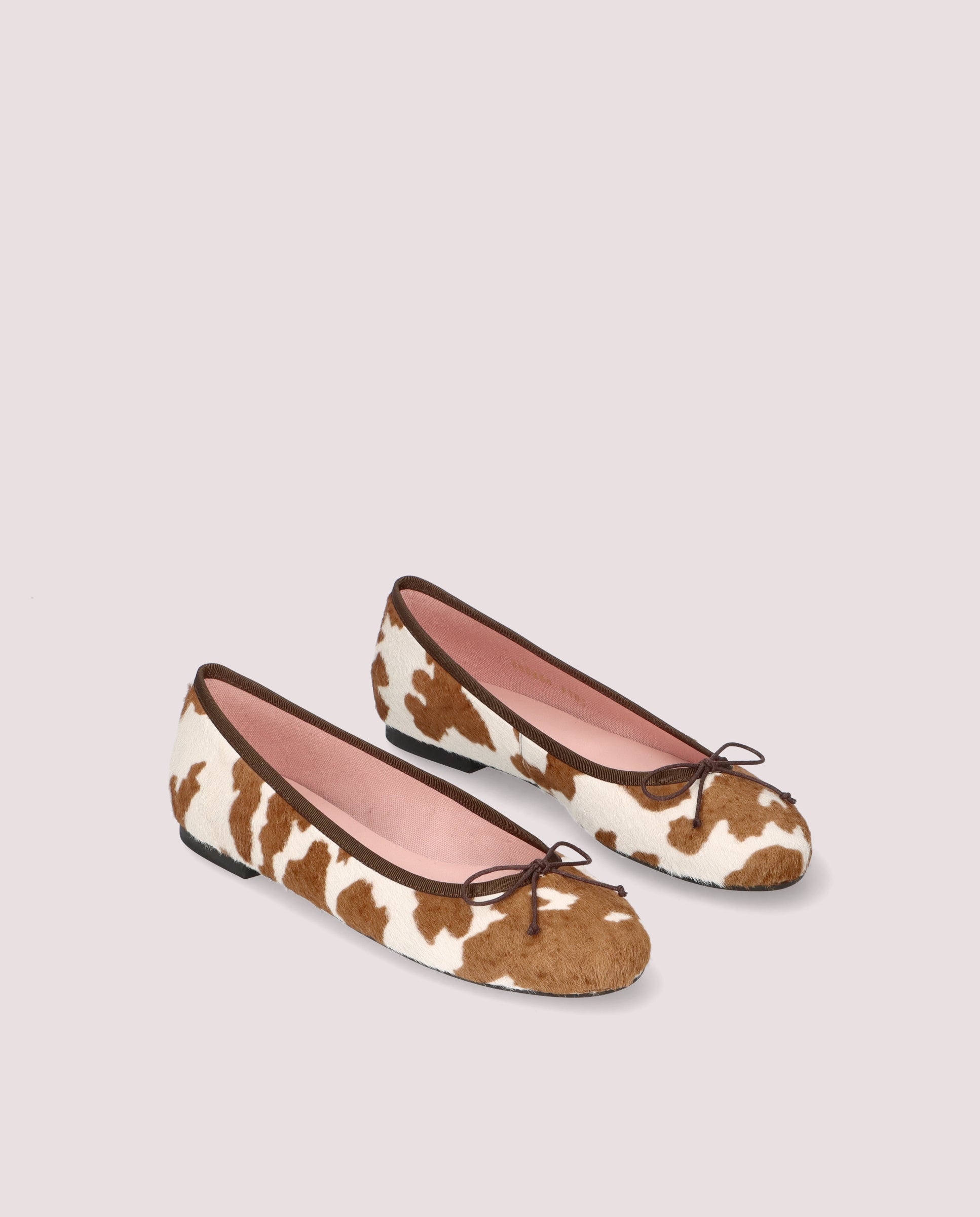 Image of Nicole Ballet Flats ANIMAL PRINT PONY by PrettyBallerinas