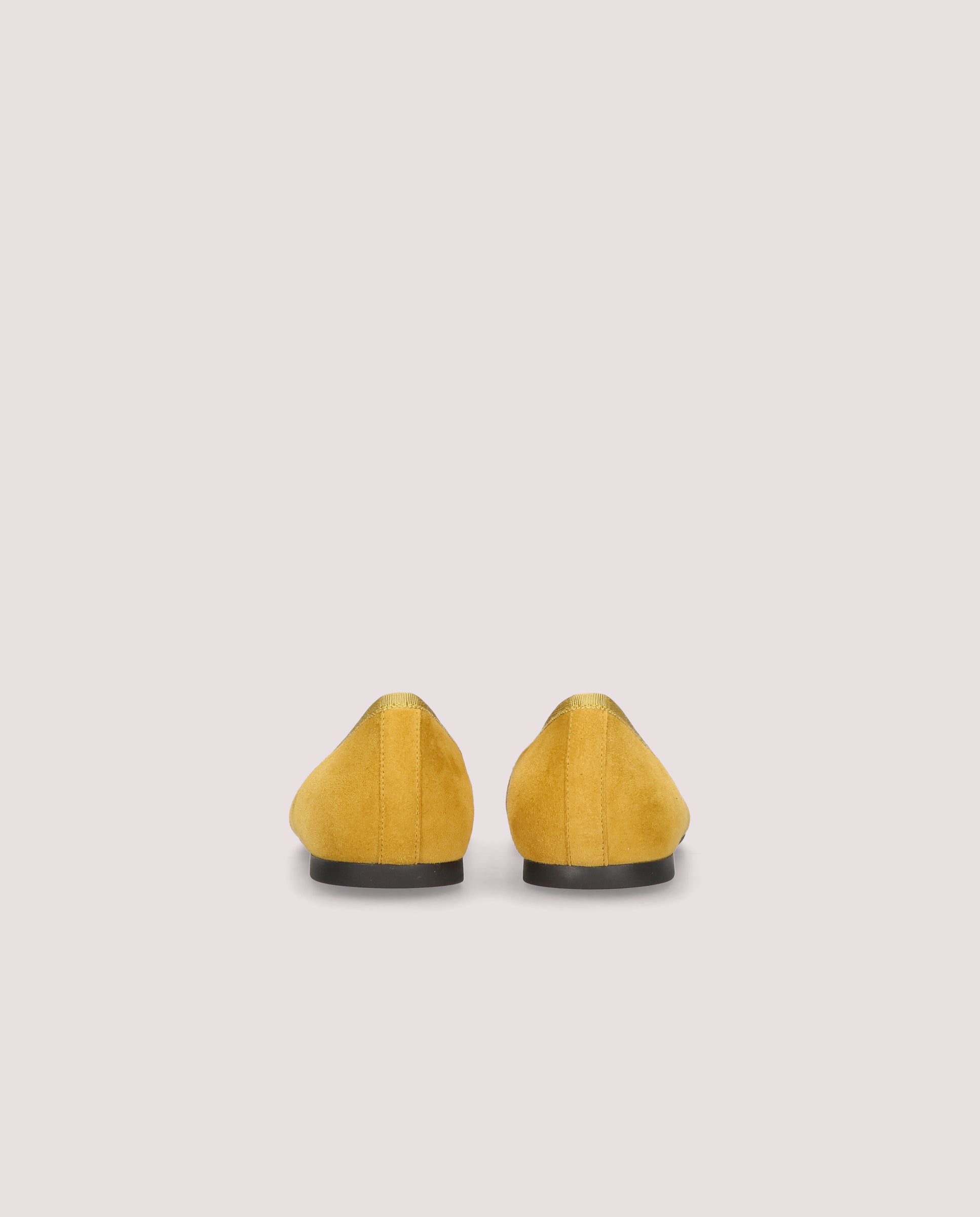 Nicole ballerina in mustard suede
