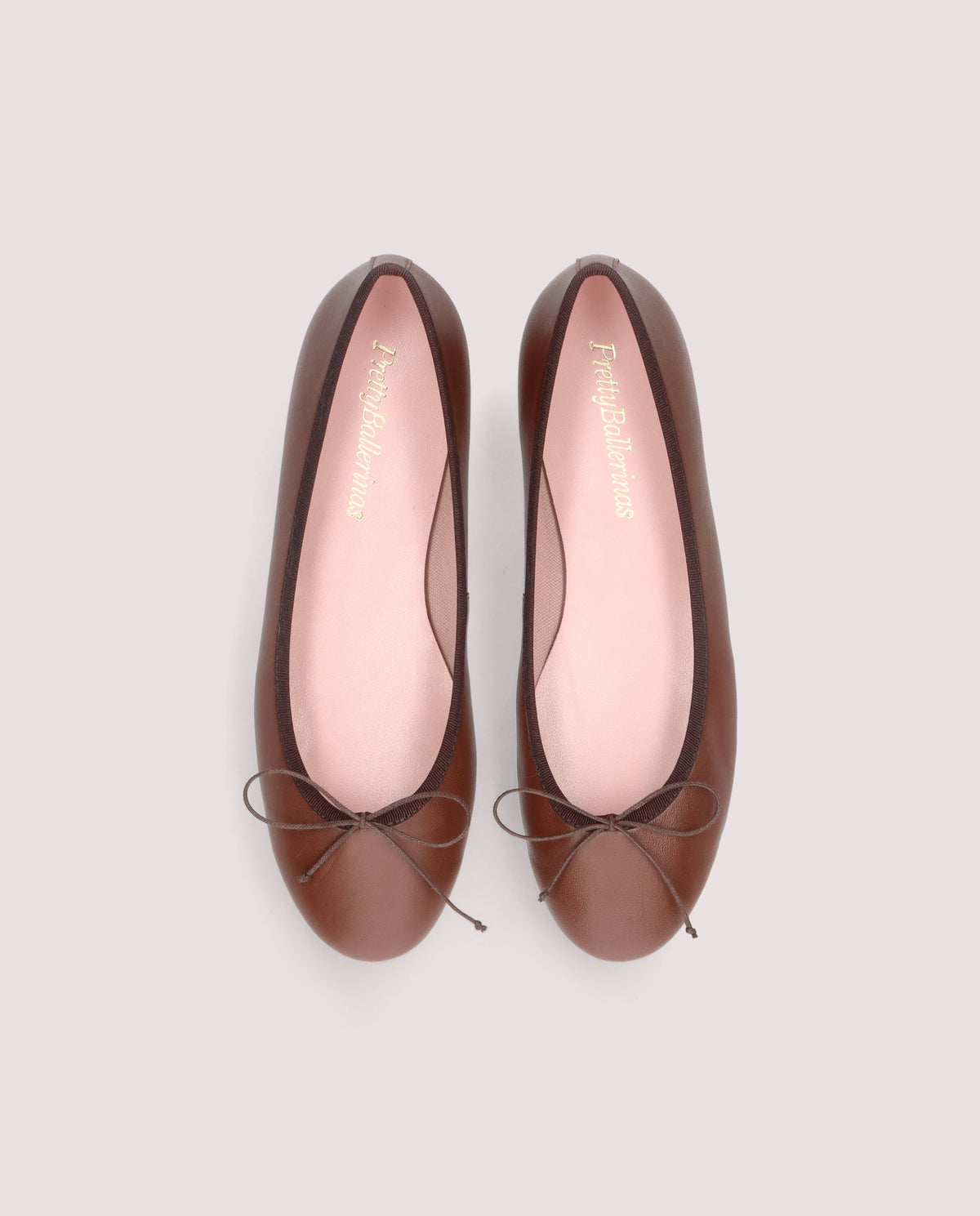 Imagem de Bailarinas Nicole Marrones Piel por PrettyBallerinas