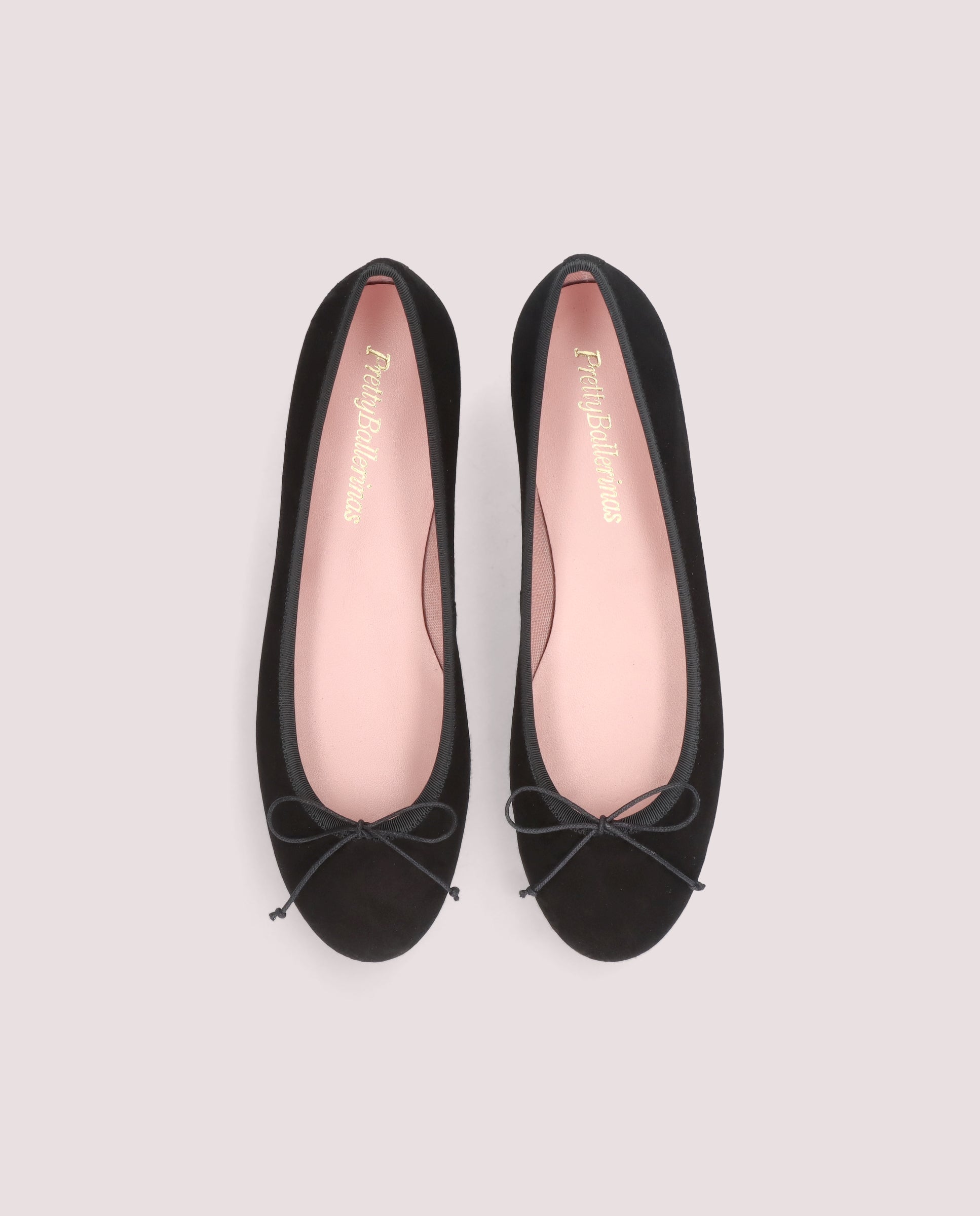 Alternative view of Nicole Ballet Flats BLACK SUEDE by PrettyBallerinas