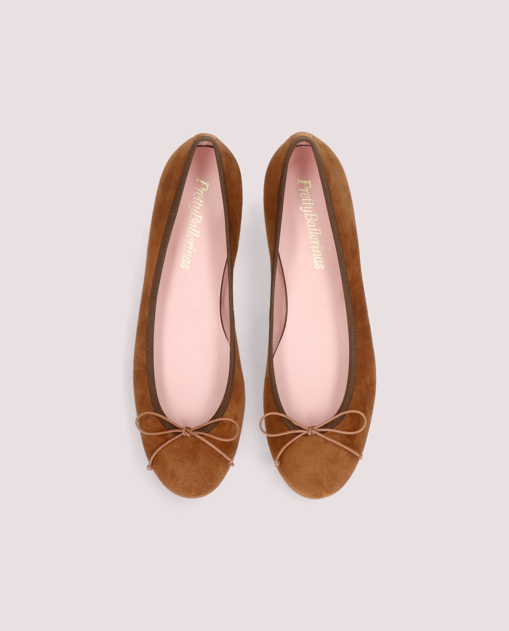 Alternative view of Nicole BROWN SUEDE Ballet Flats by PrettyBallerinas