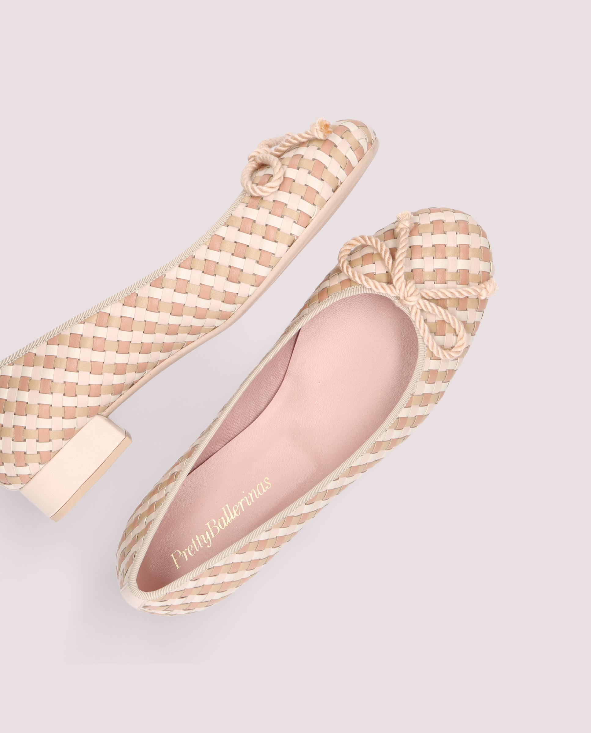Gretschen PINK LEATHER Ballet Flats
