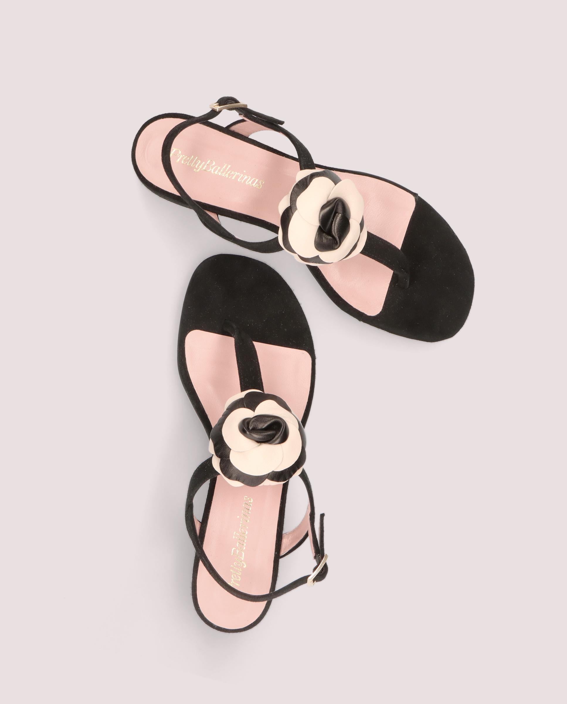 Sandalias Lulu Negros Piel