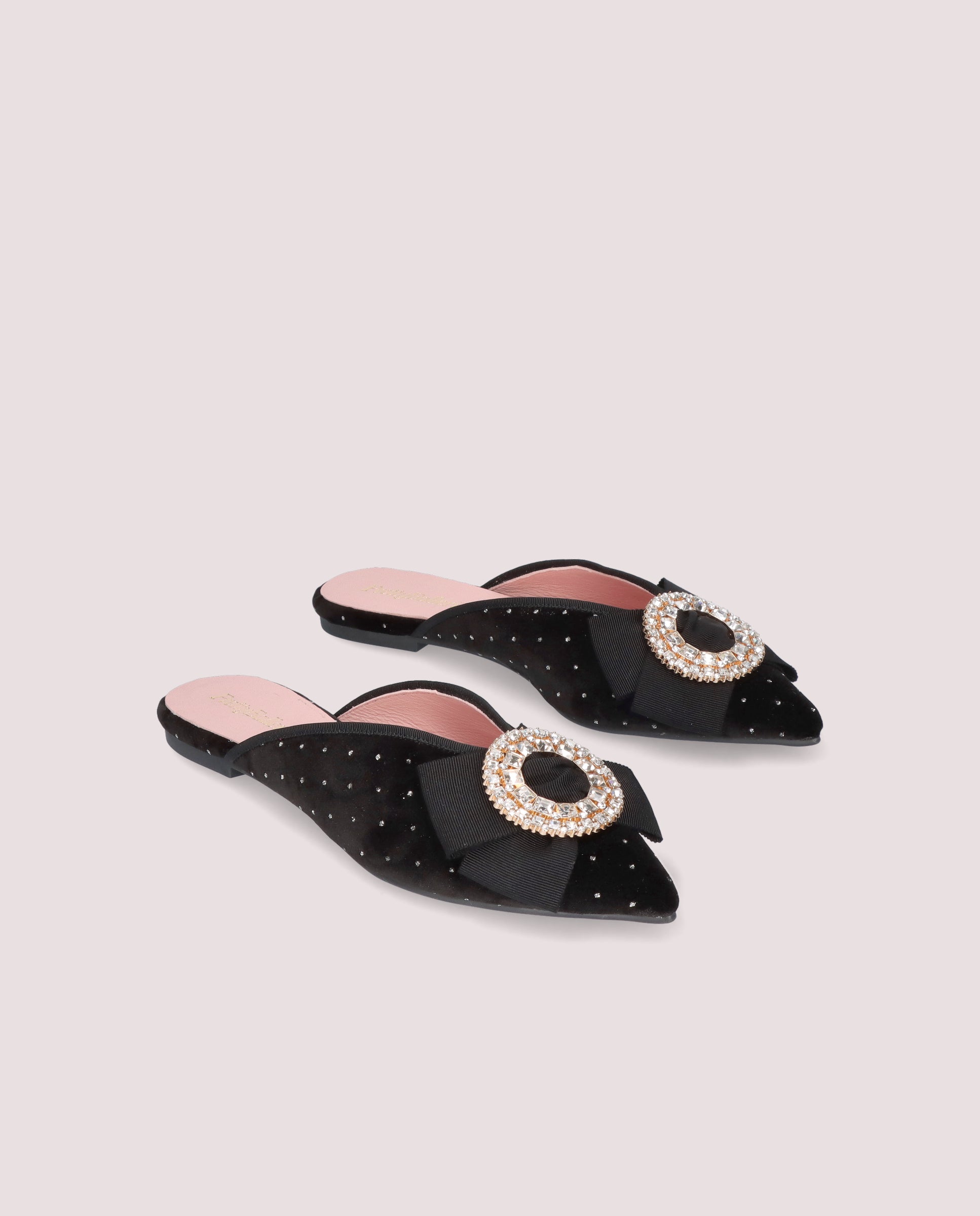 Imagen de Mules Ella Negros Tejidos por PrettyBallerinas