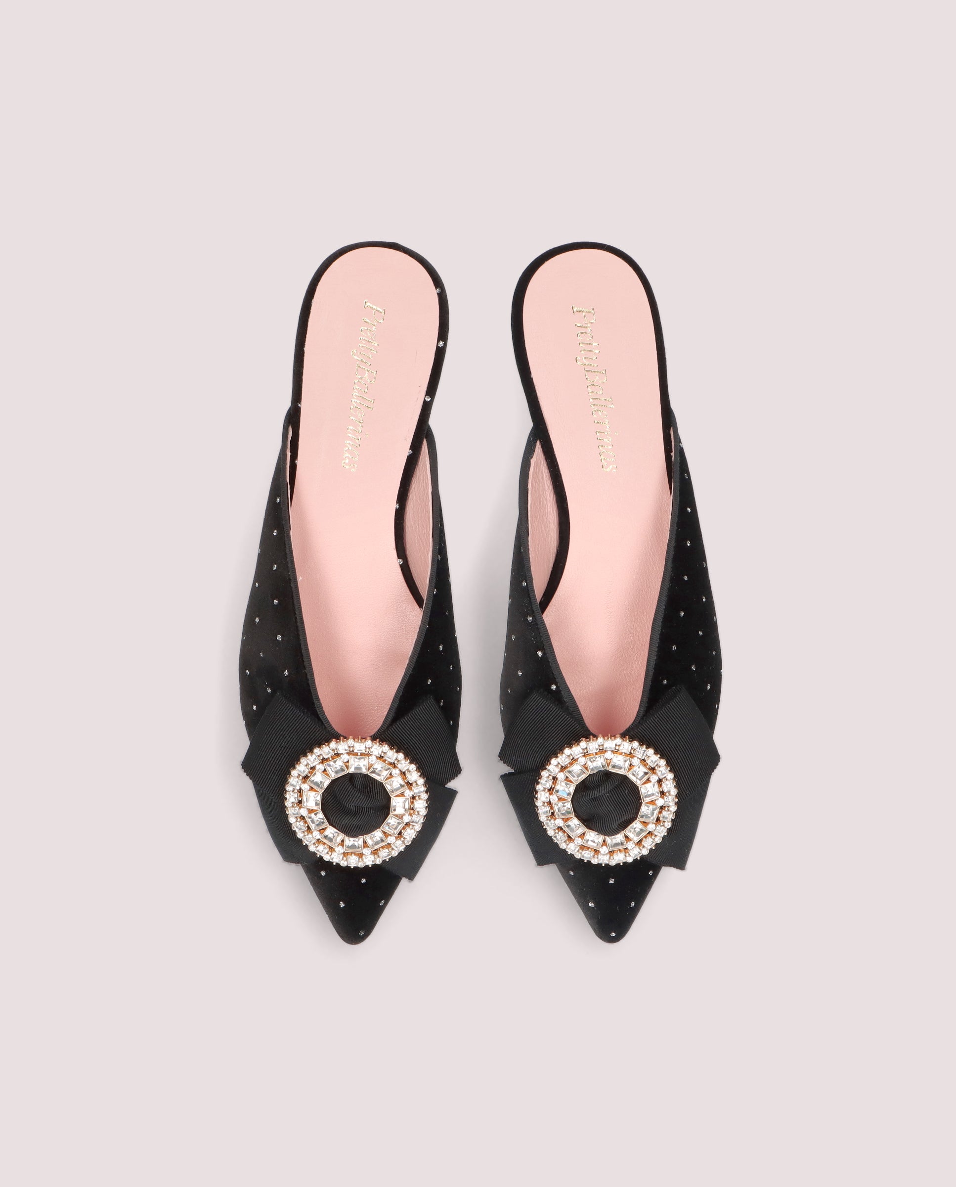 Vista alternativa de Mules Ella Negros Tejidos por PrettyBallerinas