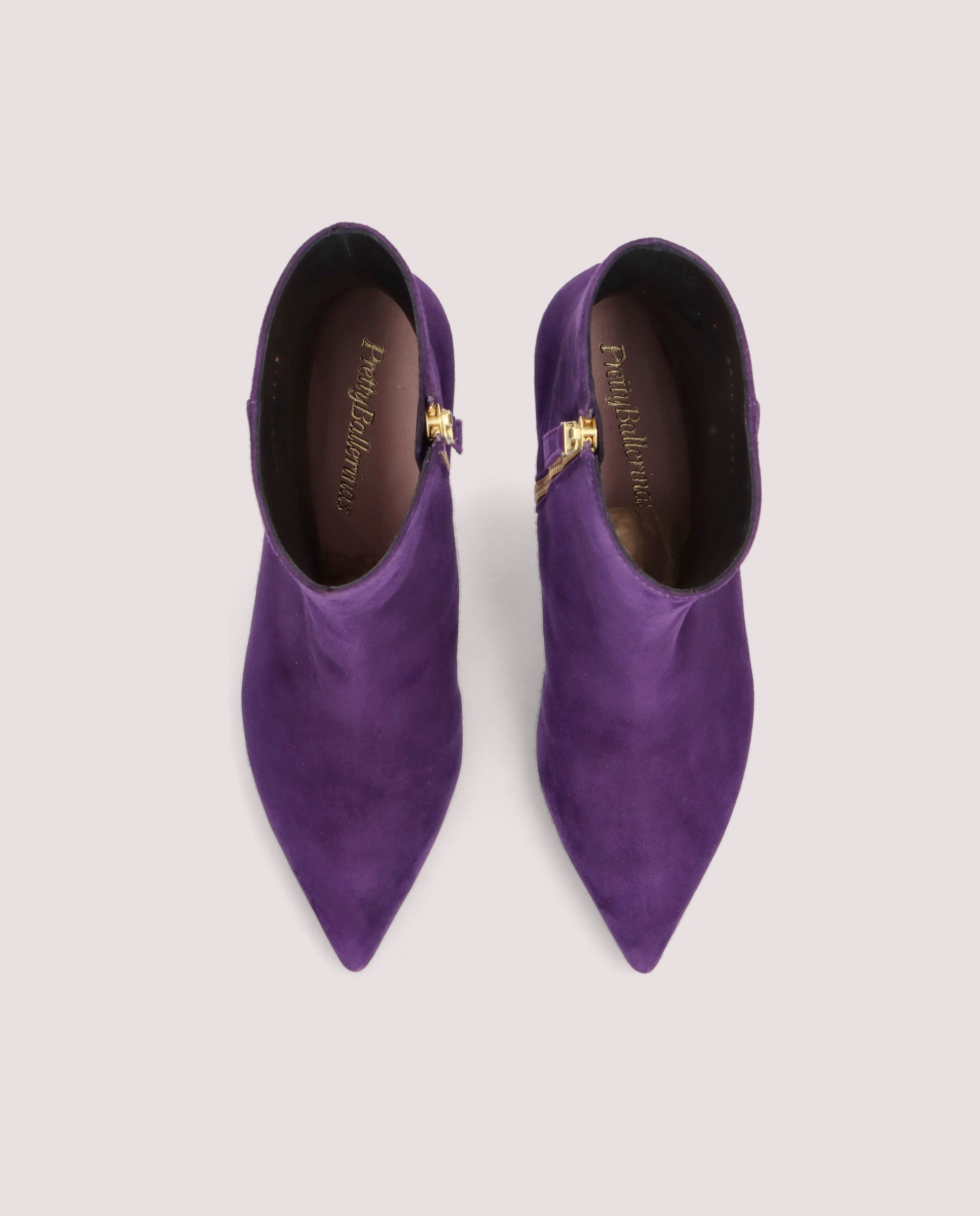 Bottines en daim violet Kendall