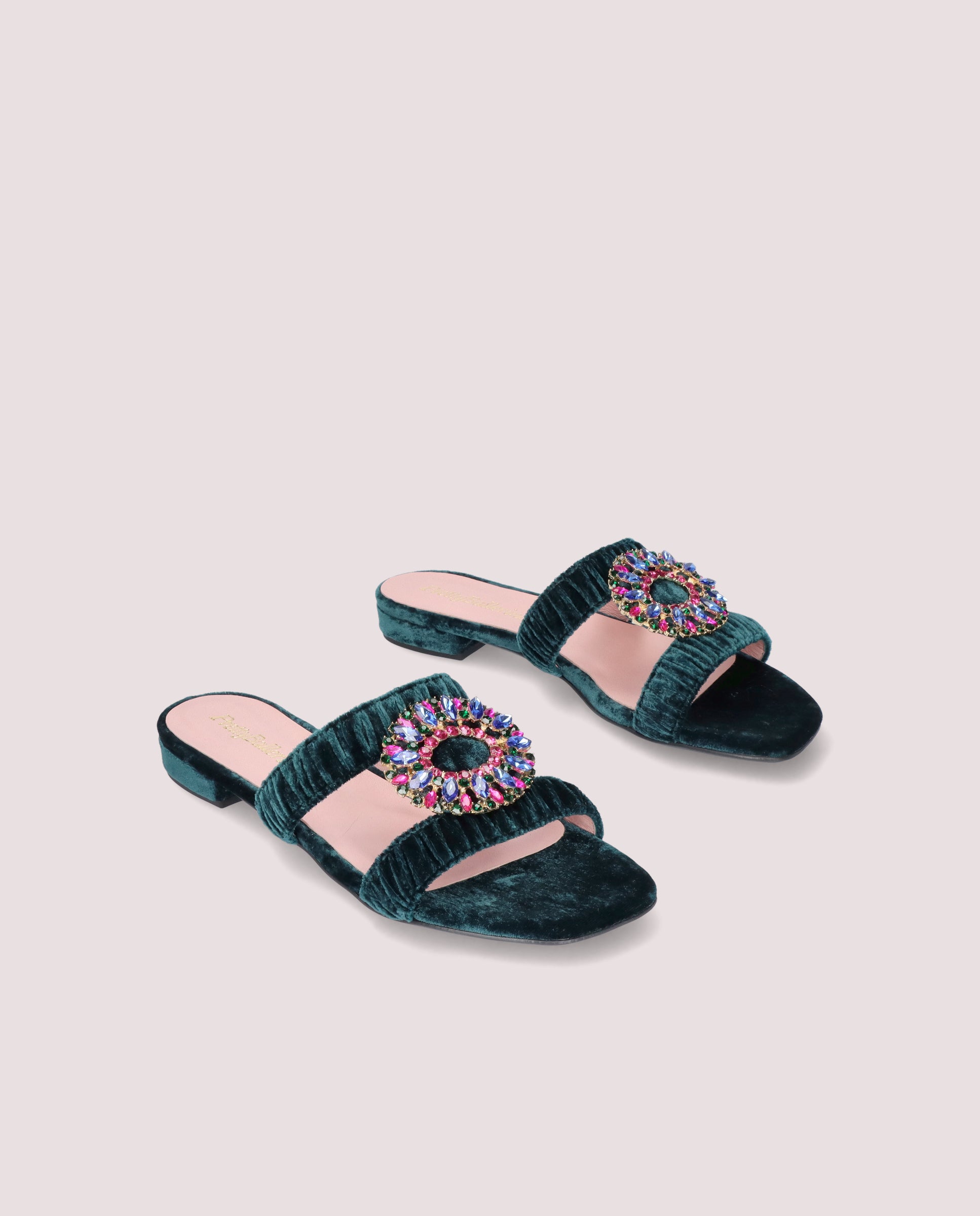 Imagen de Sandalias Olivia Verdes Tejidos por PrettyBallerinas