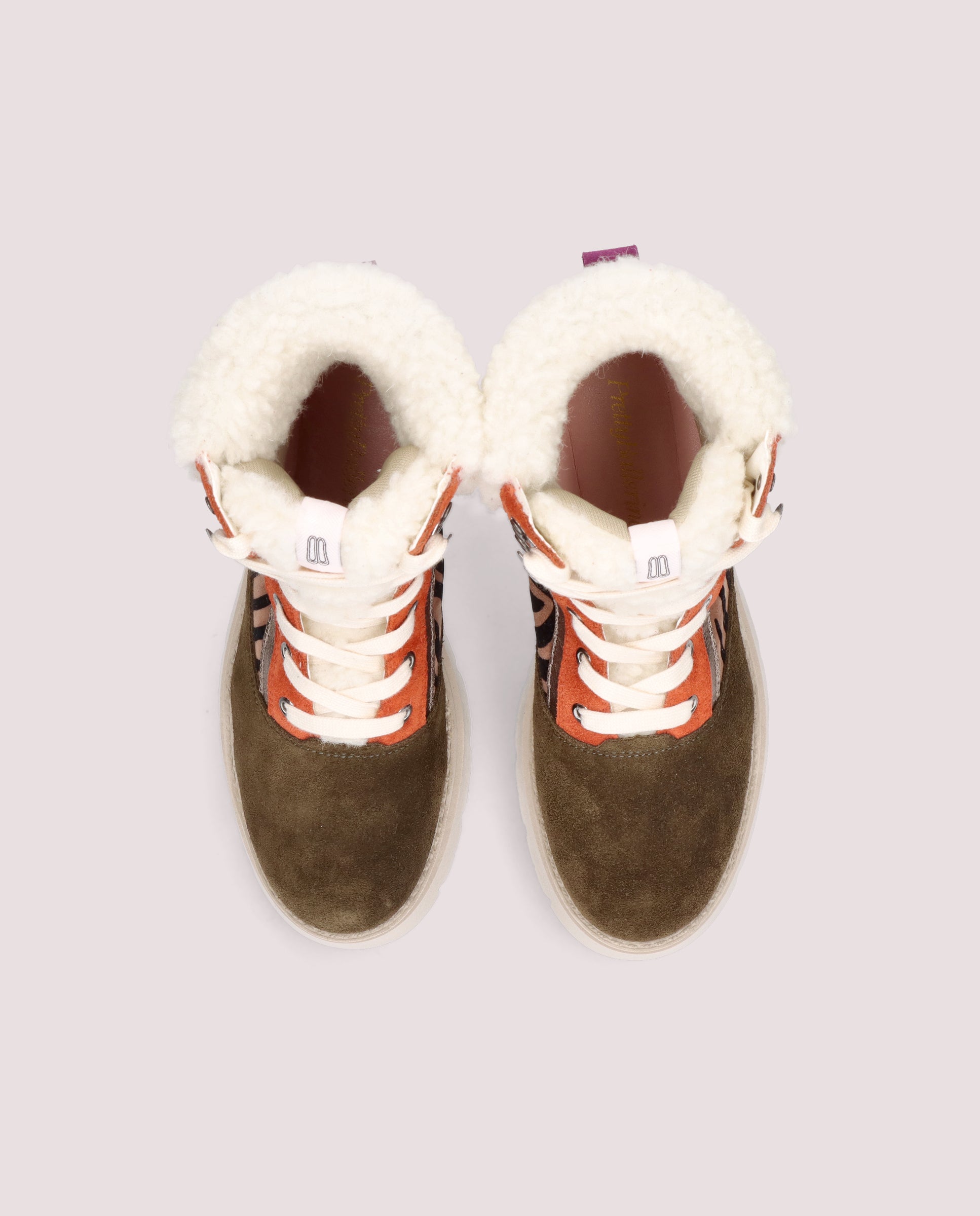 Vista alternativa de Botines Ramia Multicolores Ante por PrettyBallerinas