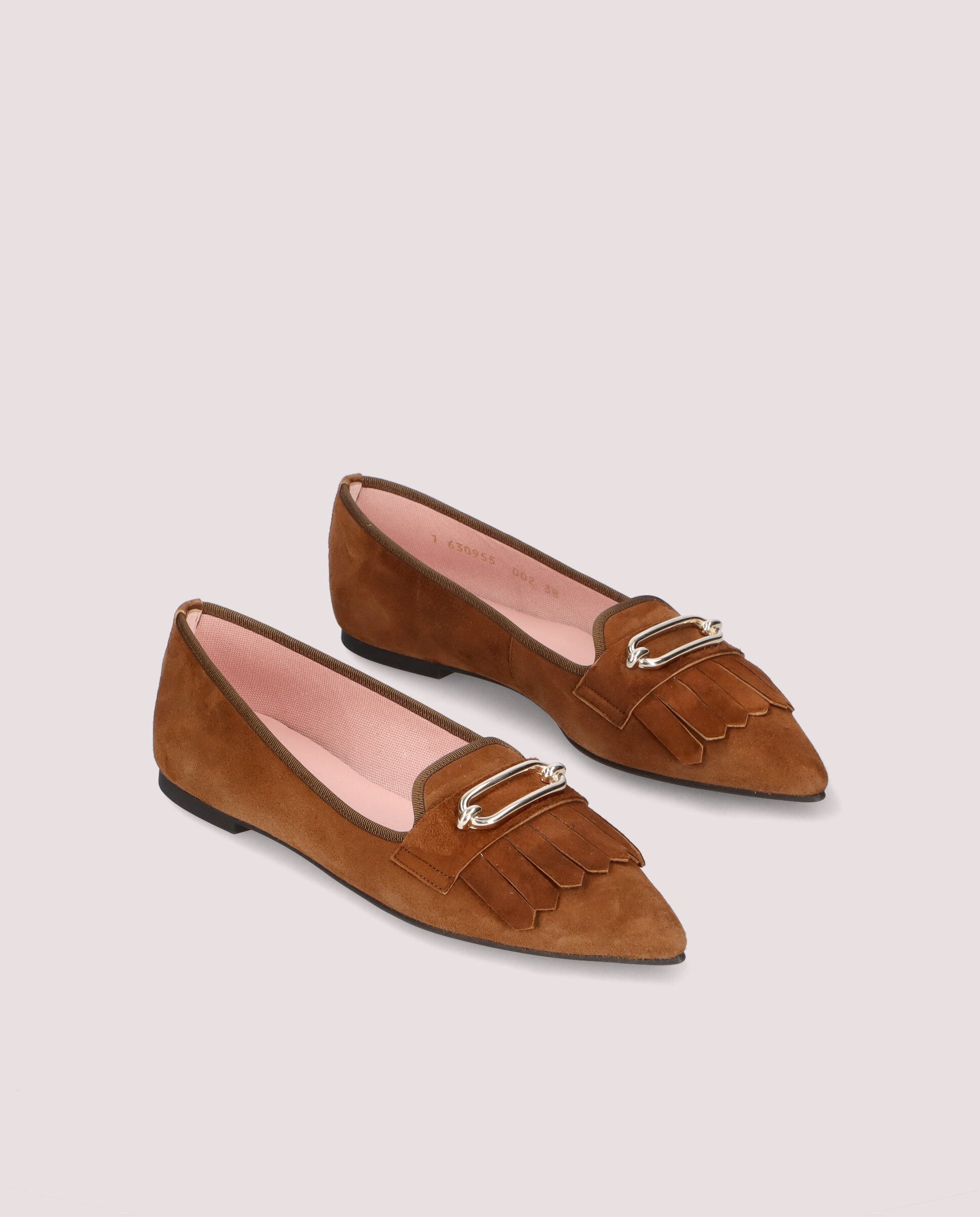 Imagen de Loafers Ella Marrones Ante por PrettyBallerinas