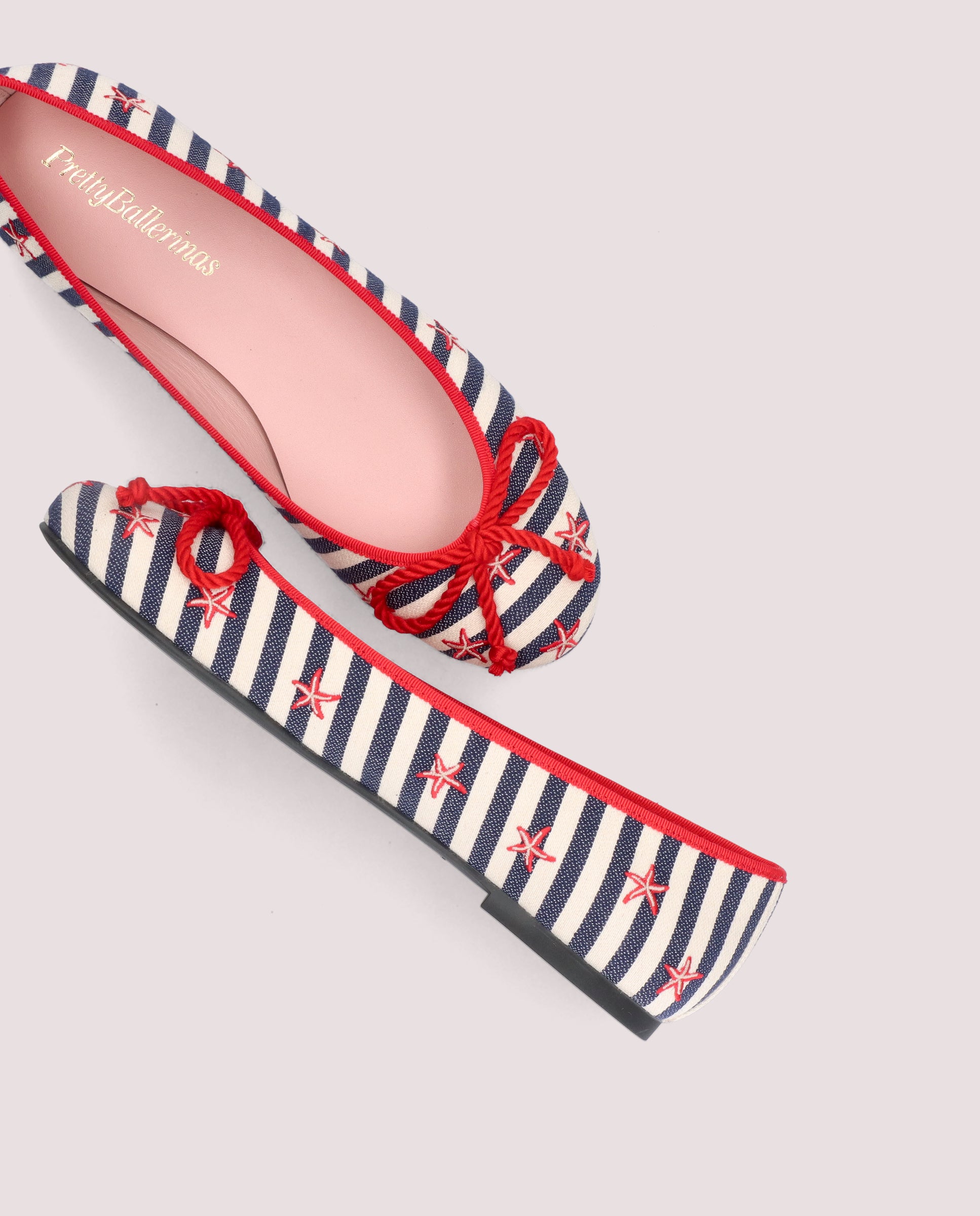 Bailarinas Rosario Azules Tejidos