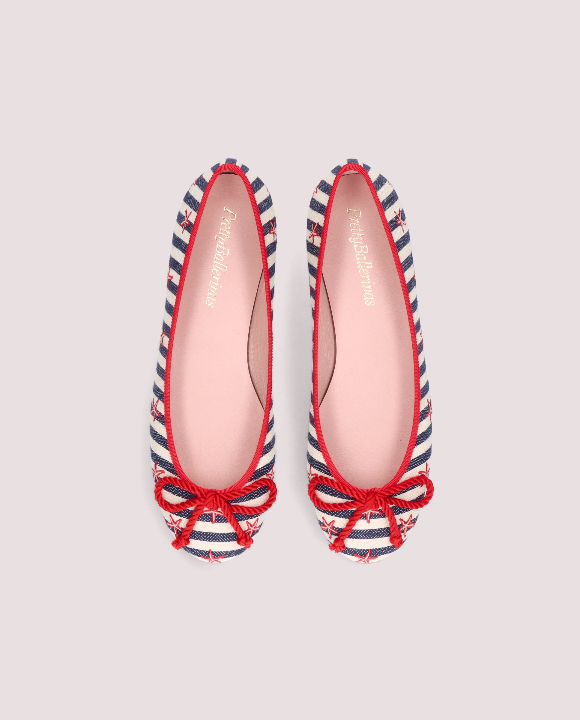 Vista alternativa de Bailarinas Rosario Azules Tejidos por PrettyBallerinas