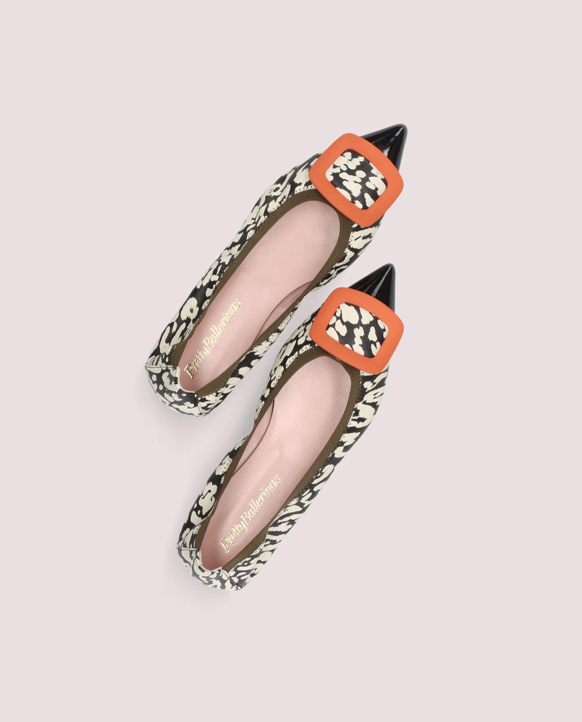 Bailarinas Ella Negros Pieles estampadas