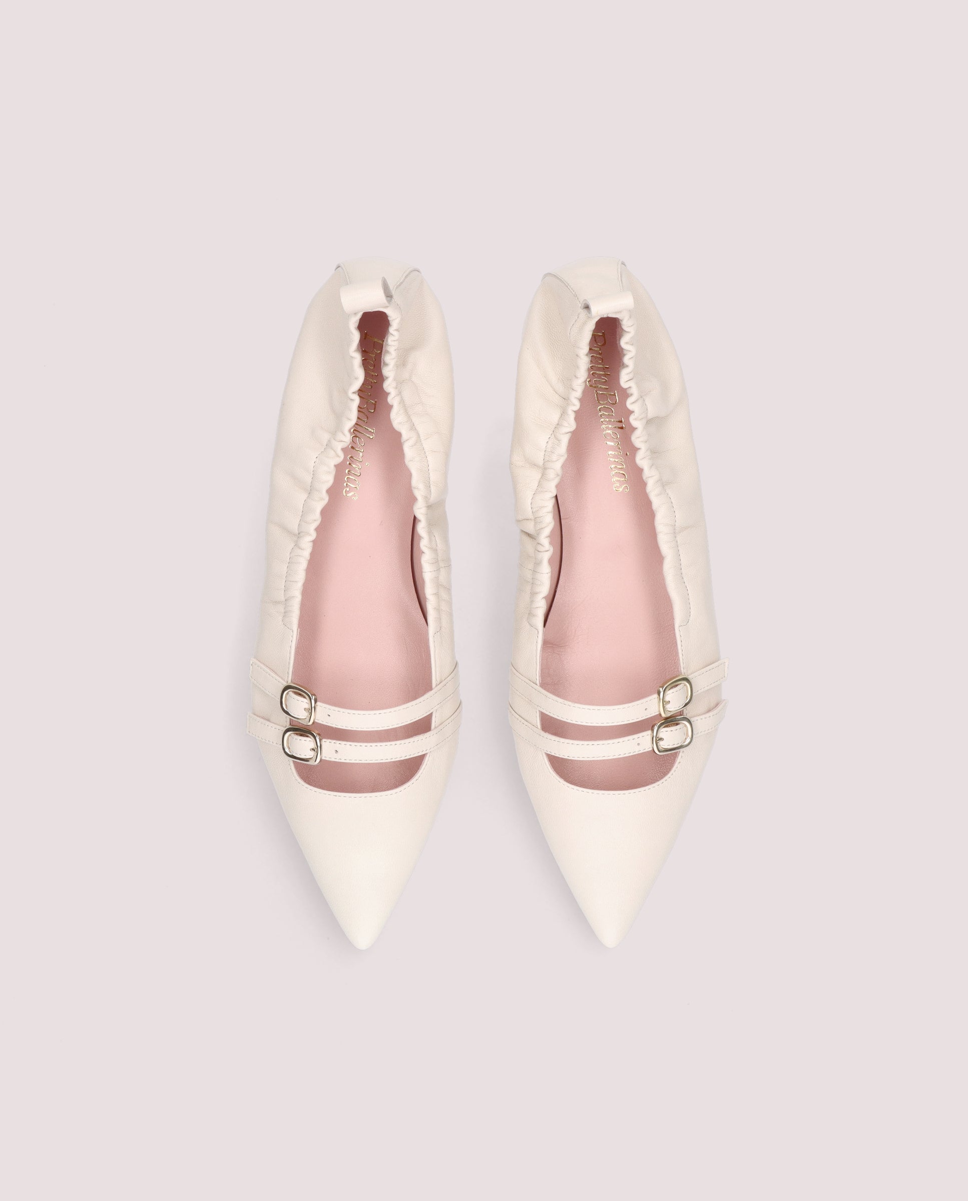 Ballerines Ella White Skin