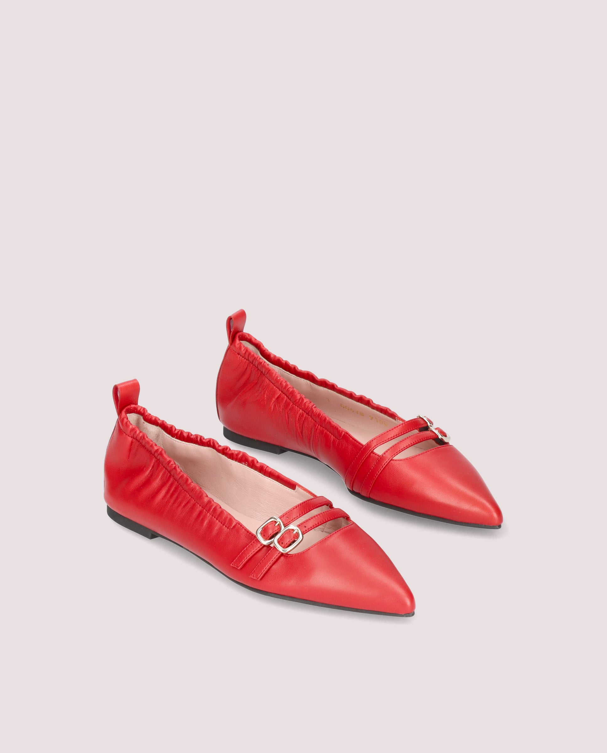 Bailarinas Ella Rojos Piel | Pretty Ballerinas