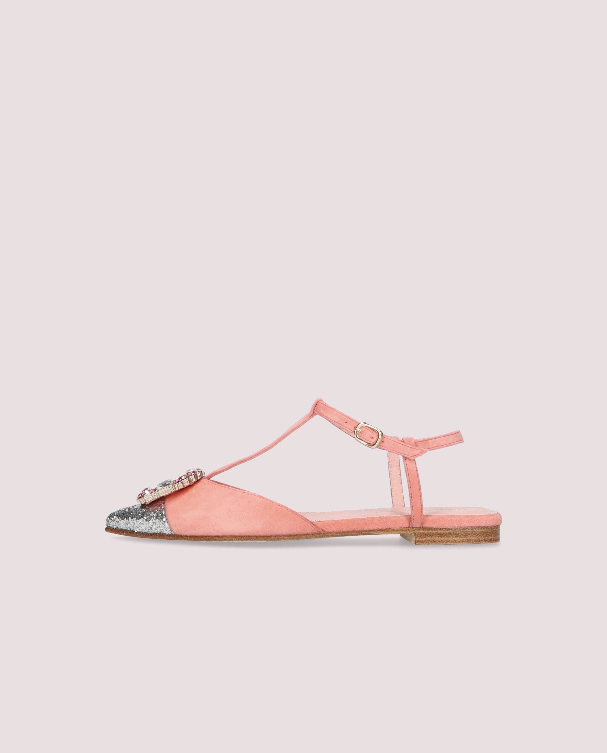Yvette Ballet Flats PINK SUEDE