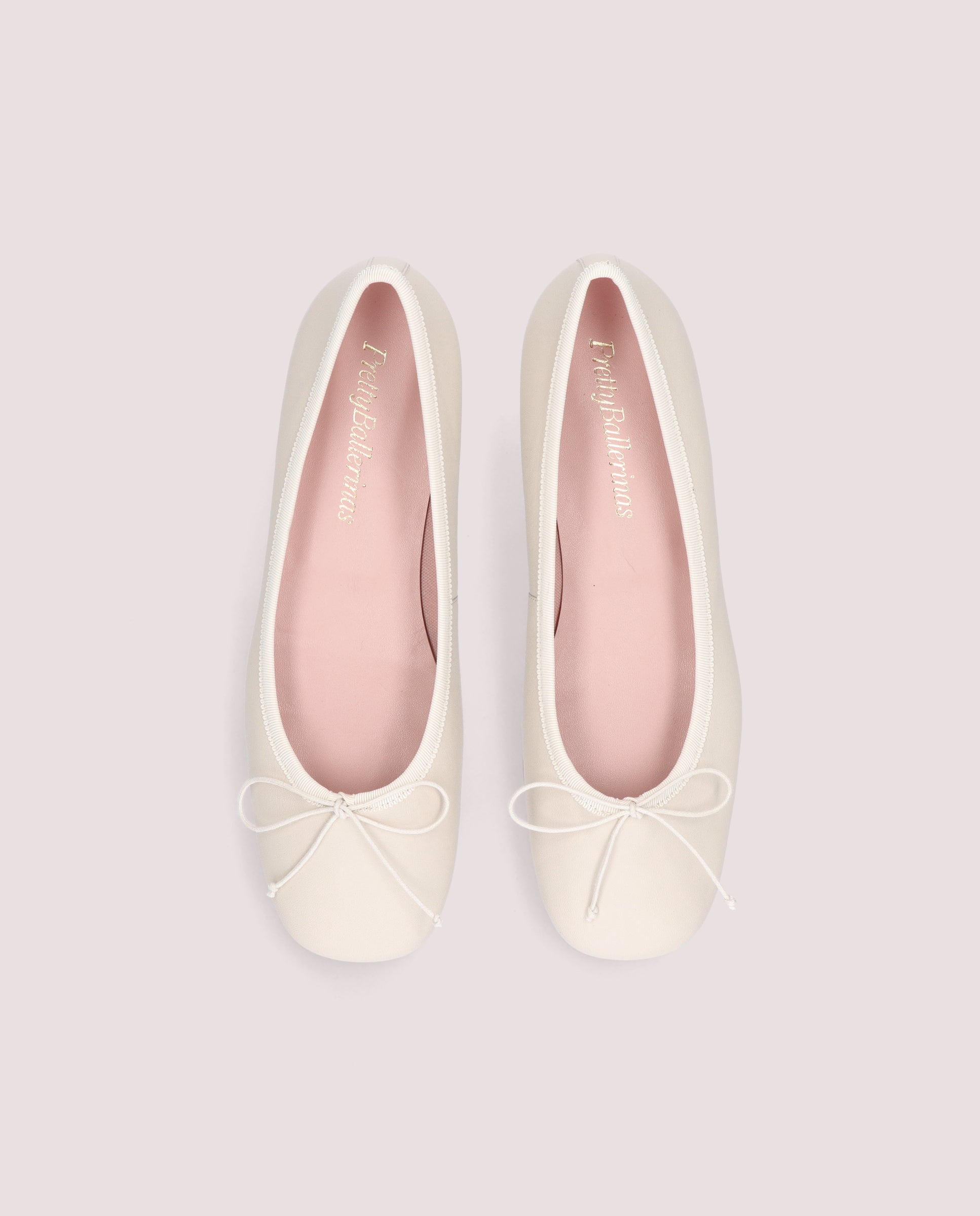 Vista alternativa de Bailarinas Jean Blancos Piel por PrettyBallerinas