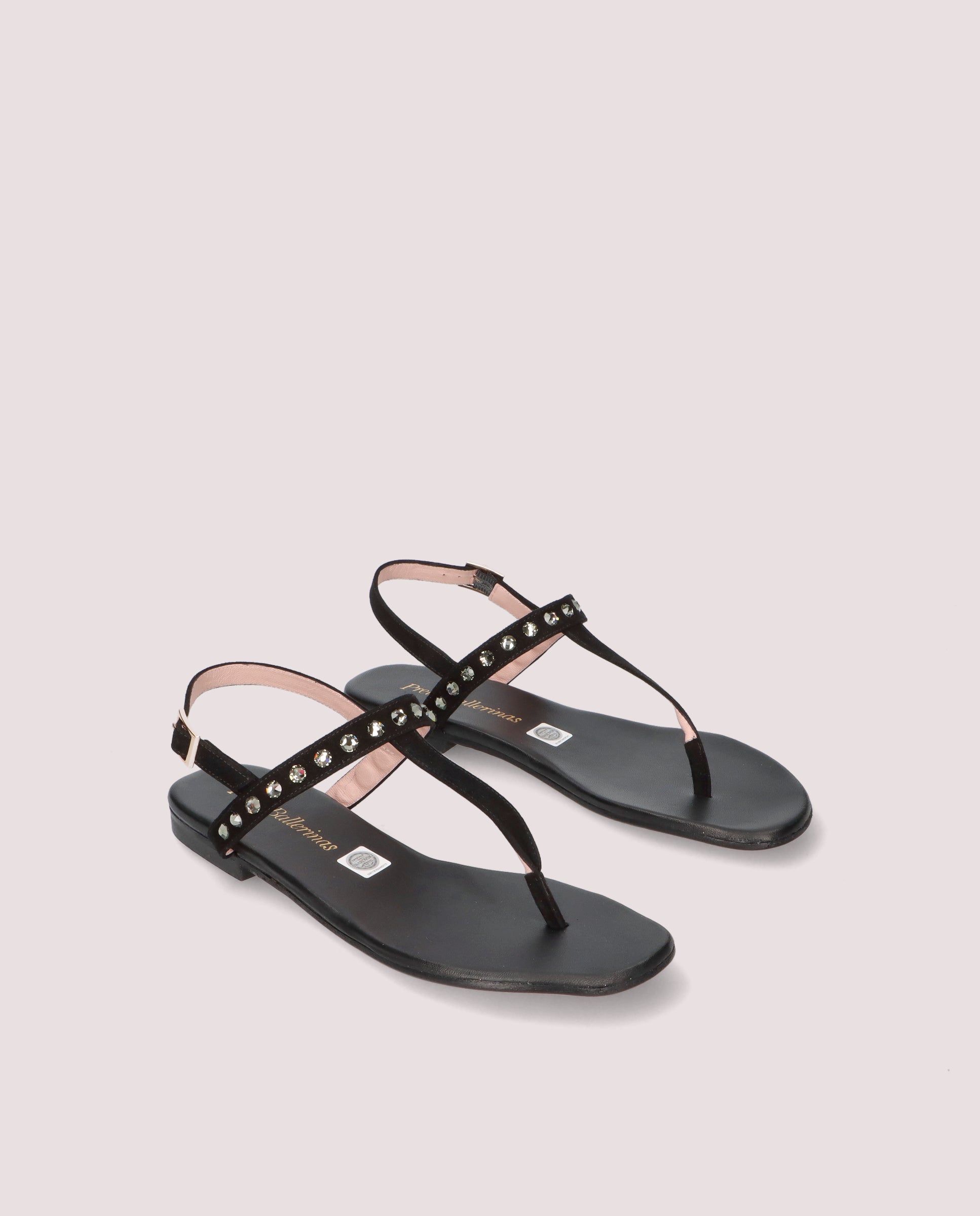 Sandalias Judy Negros Ante