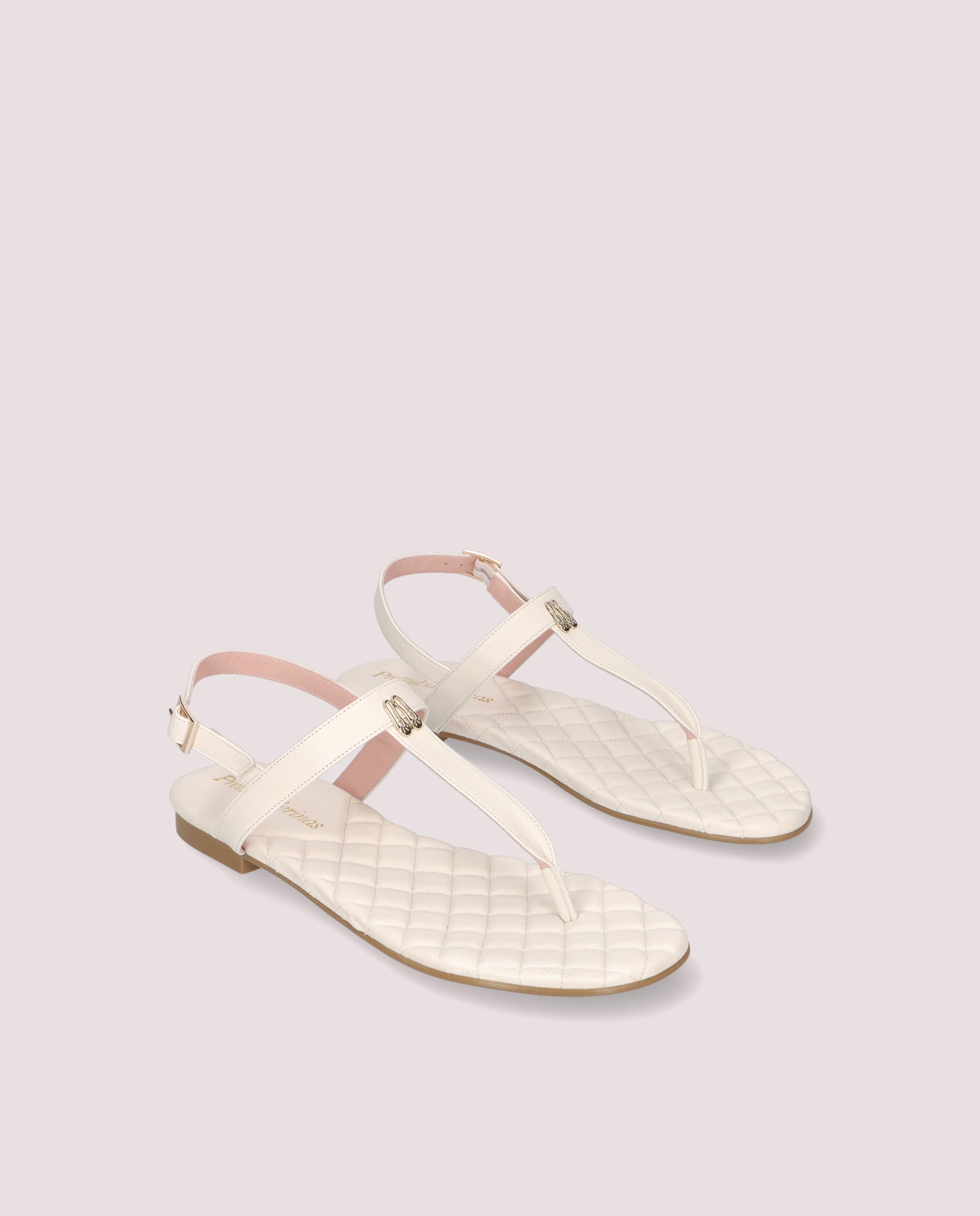 Image of Sandalias Judy Blancos Piel by PrettyBallerinas