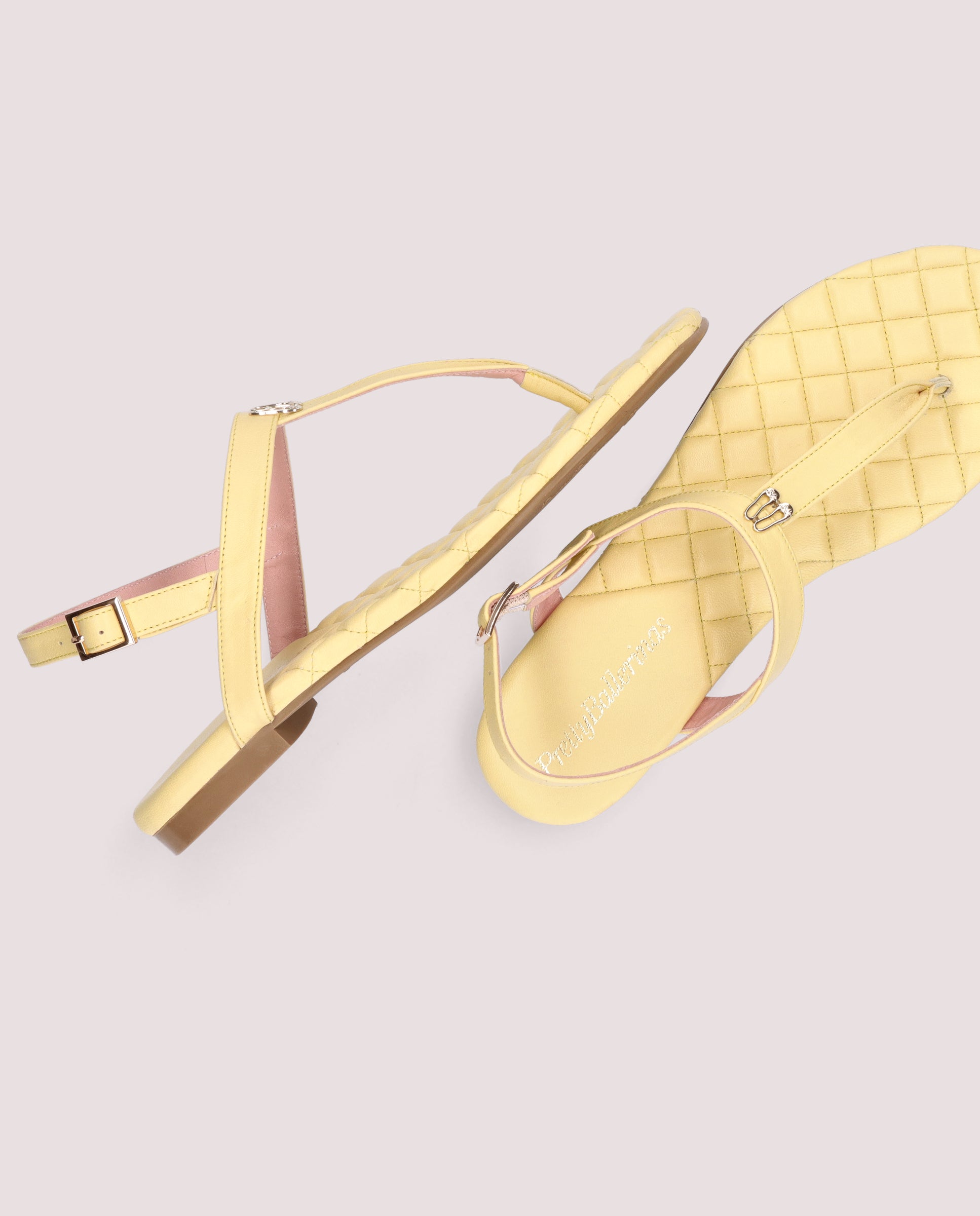 Sandalias Judy Amarillos Piel